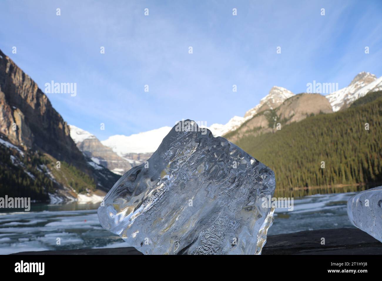 Parc national Canada. Alberta Canada lac et montagnes. Lake Louise. Banque D'Images