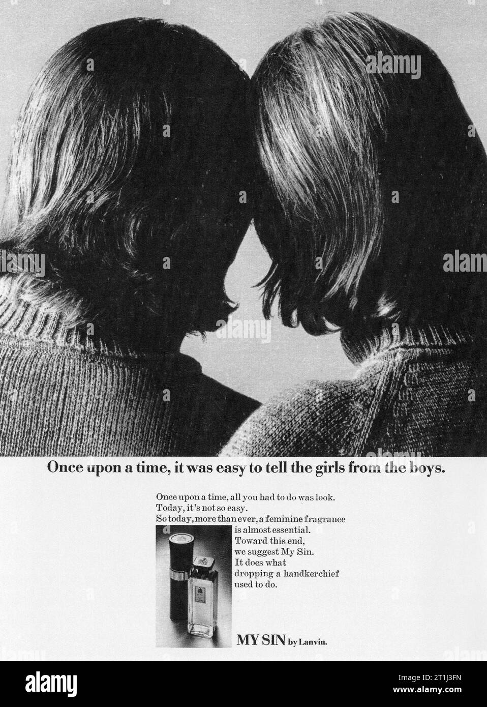 1969 Lanvin My Sin ad Banque D'Images