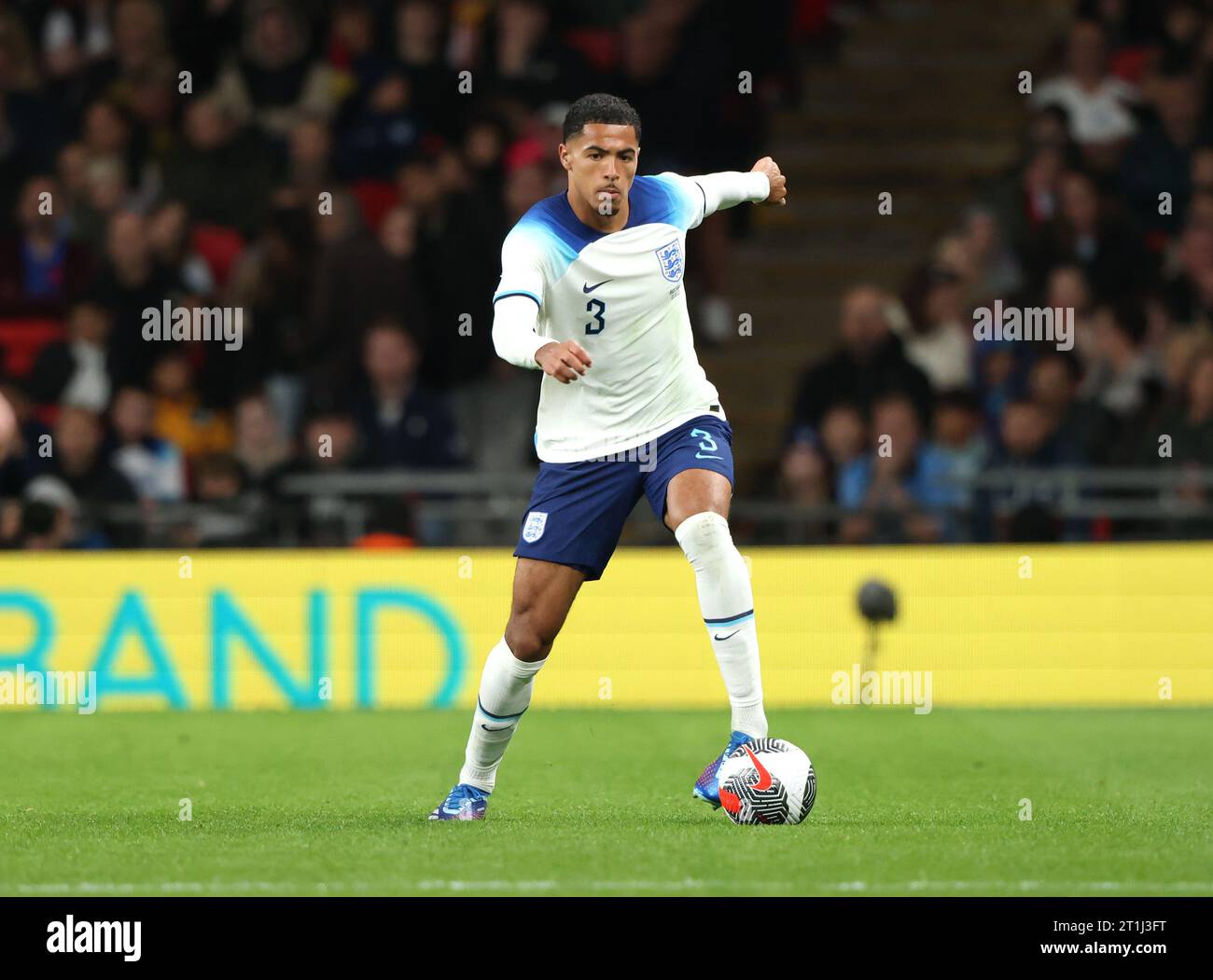 Londres, Royaume-Uni. 13 octobre 2023. Levi Colwill (E) au match amical Angleterre - Australie au stade de Wembley, Londres, Royaume-Uni le 13 octobre 2023. Crédit : Paul Marriott/Alamy Live News Banque D'Images