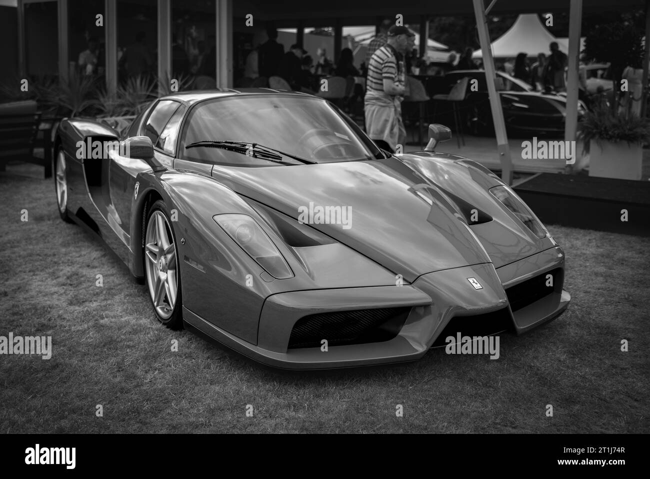 Ferrari Enzo, exposée au salon privé Concours d’Elégance qui se tient au Palais de Blenheim. Banque D'Images