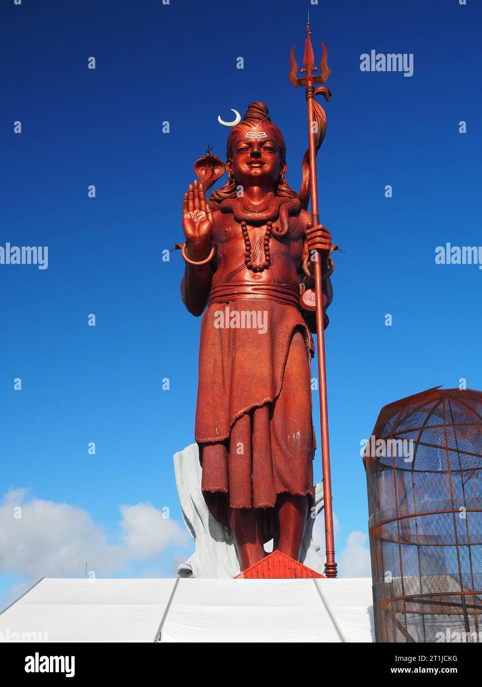 Statue du Seigneur Shiva, Grand bassin, Maurits Banque D'Images