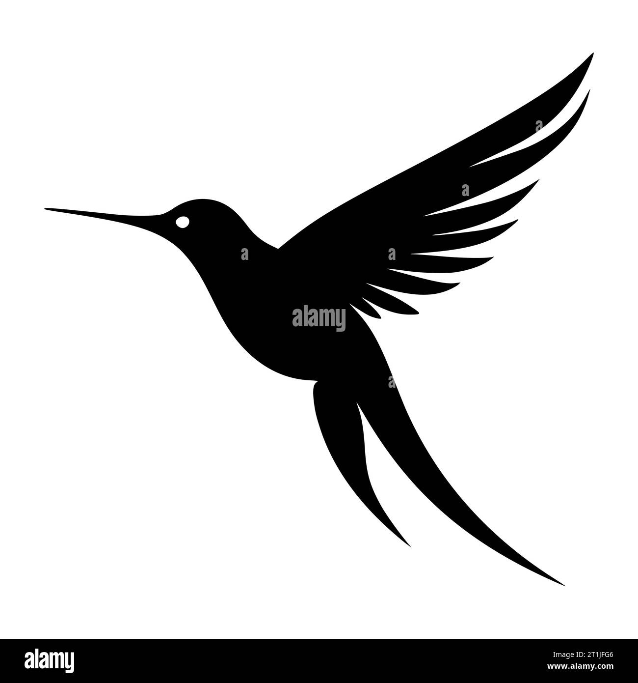 illustration d'animaux sauvages de volaille de colibri pour logo ou symbole Illustration de Vecteur