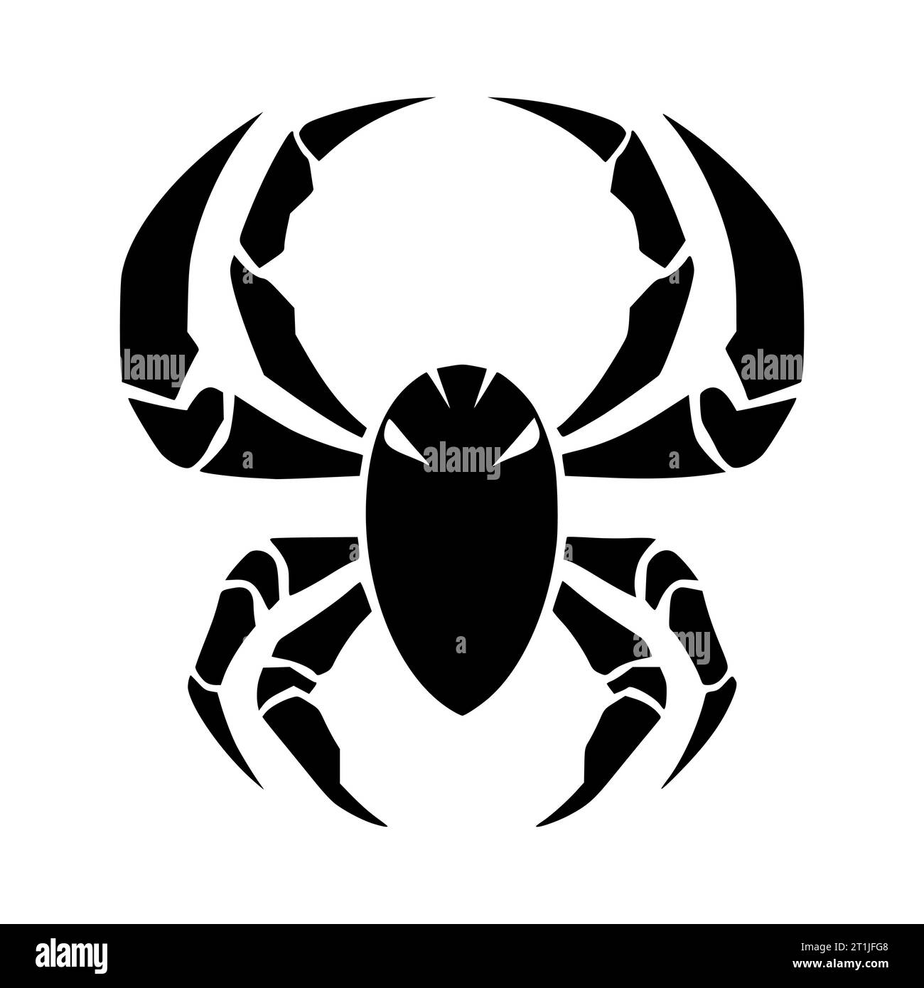 illustration d'animal sauvage d'insecte d'araignée pour logo ou symbole Illustration de Vecteur
