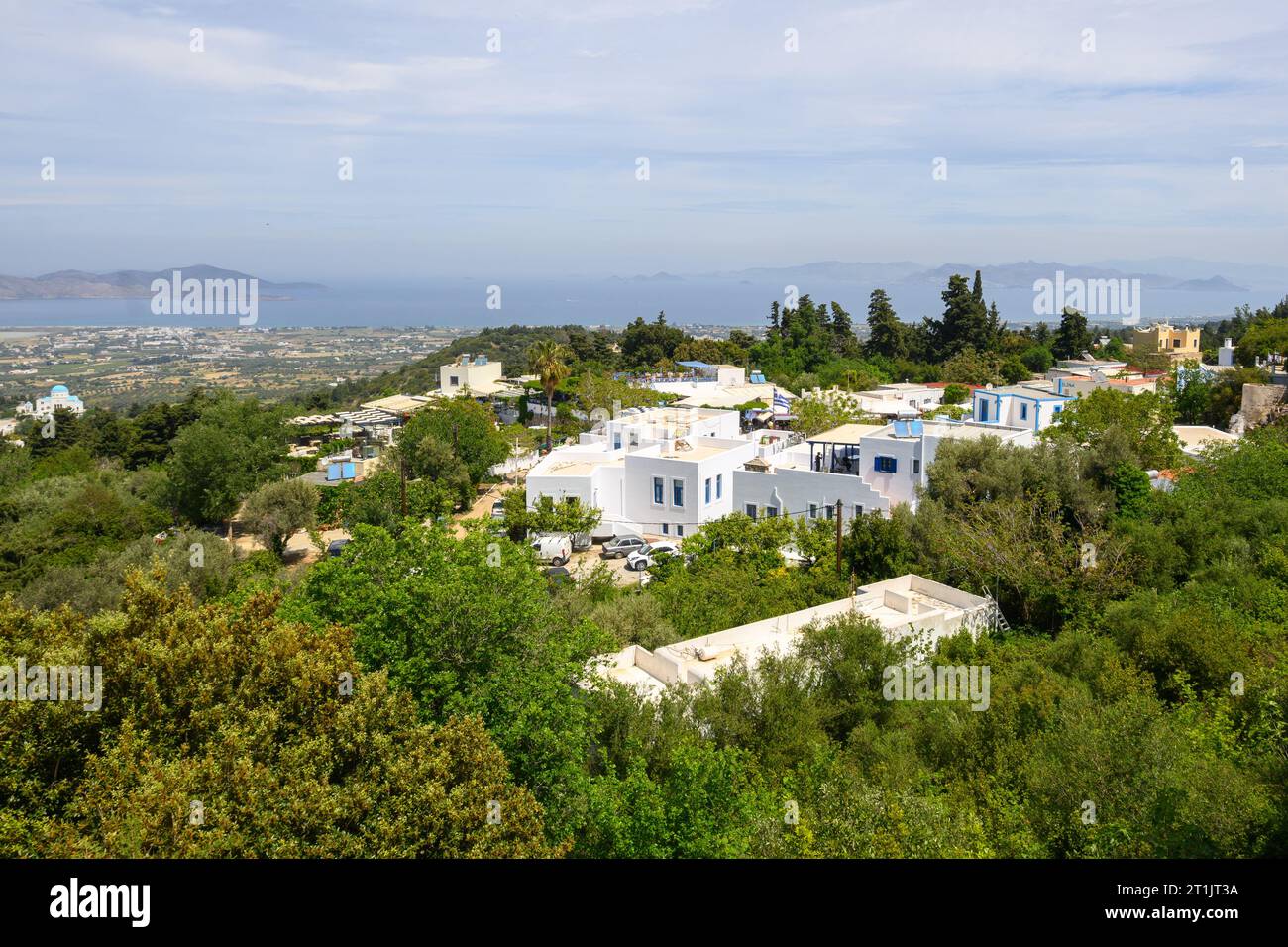 Kos, Grèce - 9 mai 2023 : village de Zia sur l'île de Kos en Grèce Banque D'Images