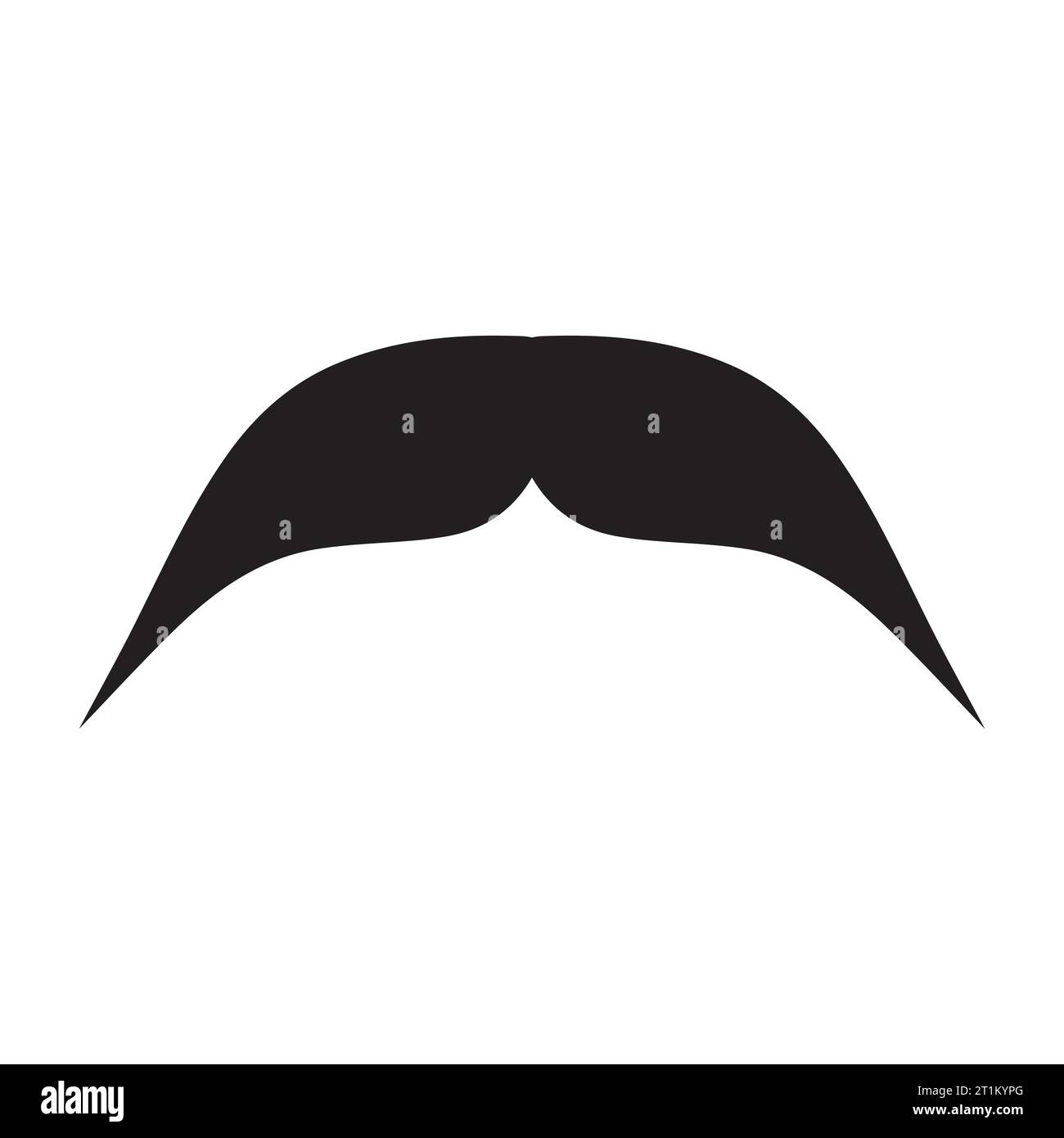 Élément de logo moustache Vector icon Illustration de Vecteur