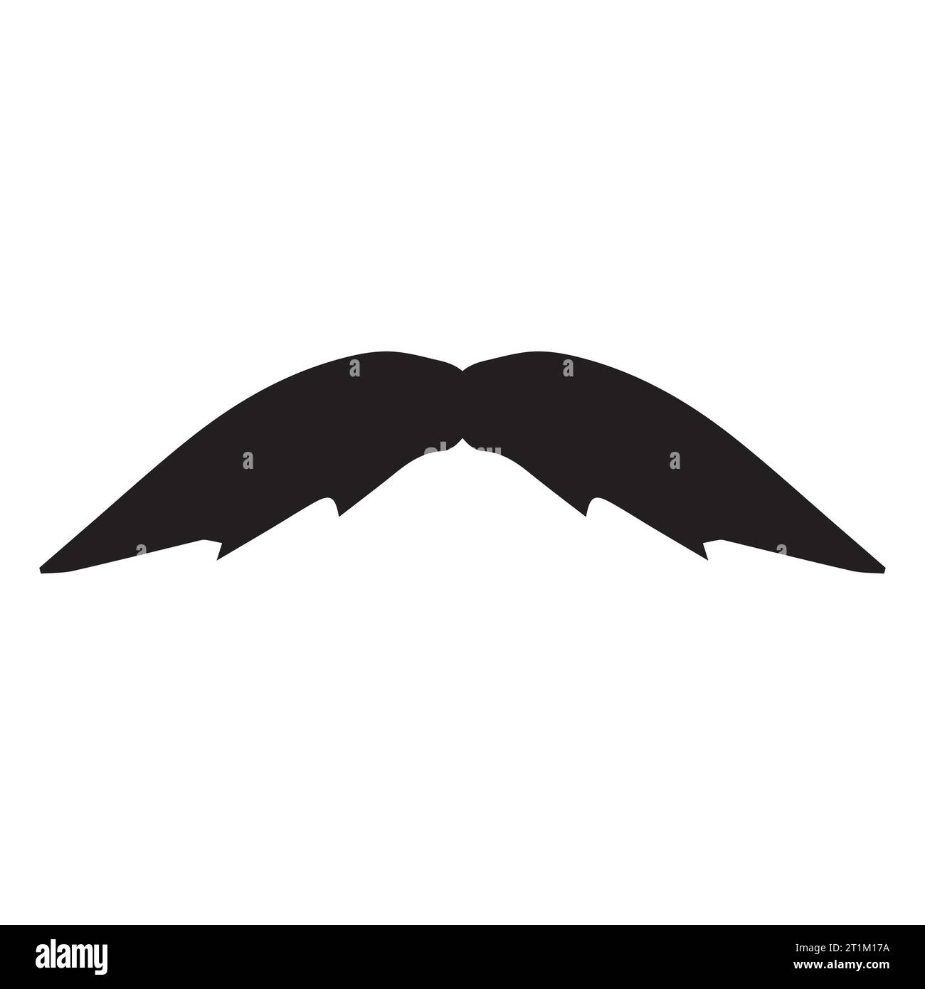 Élément de logo moustache Vector icon Illustration de Vecteur