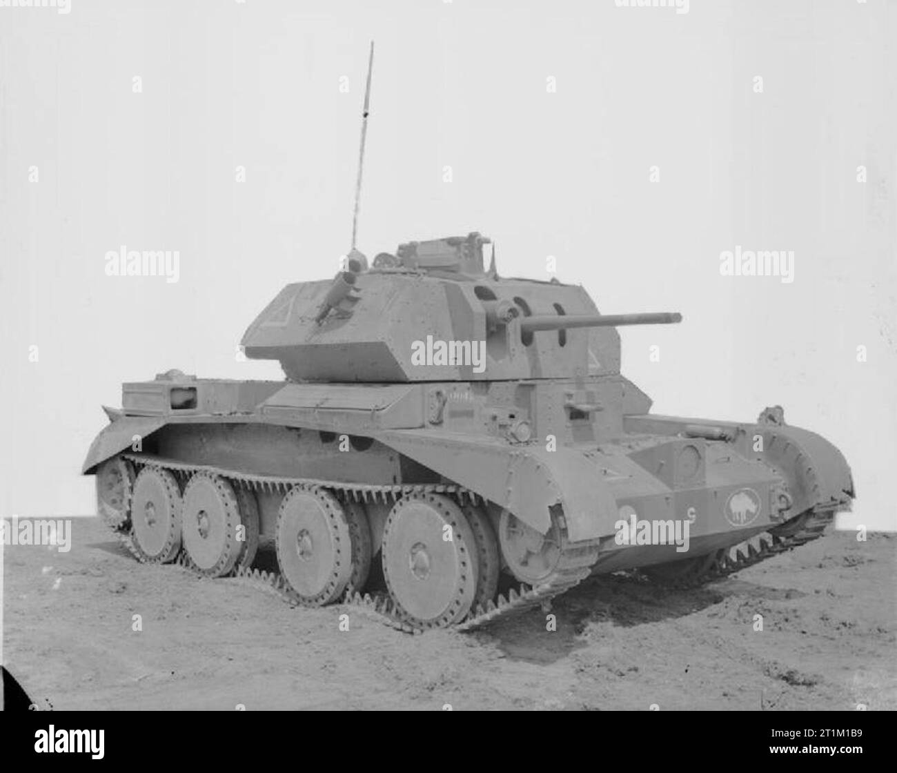 La réflexion et les blindés de combat 1939-45 Cruiser Mk IV (A13 Mk II). 1ère division blindée, 1940. Banque D'Images