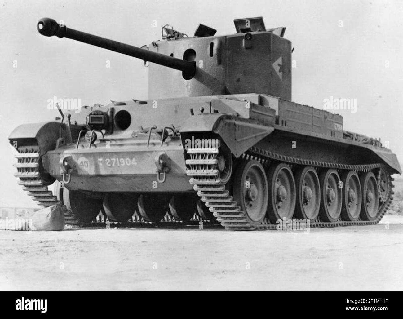 Chars et véhicules blindés de l'armée britannique 1939-45 Cruiser Tank Challenger (A30) Banque D'Images