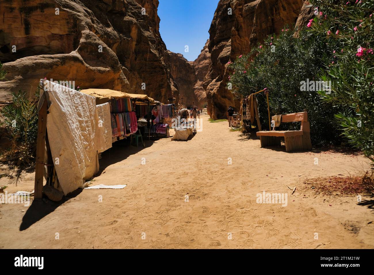 Mini aventures de Little Petra Banque D'Images