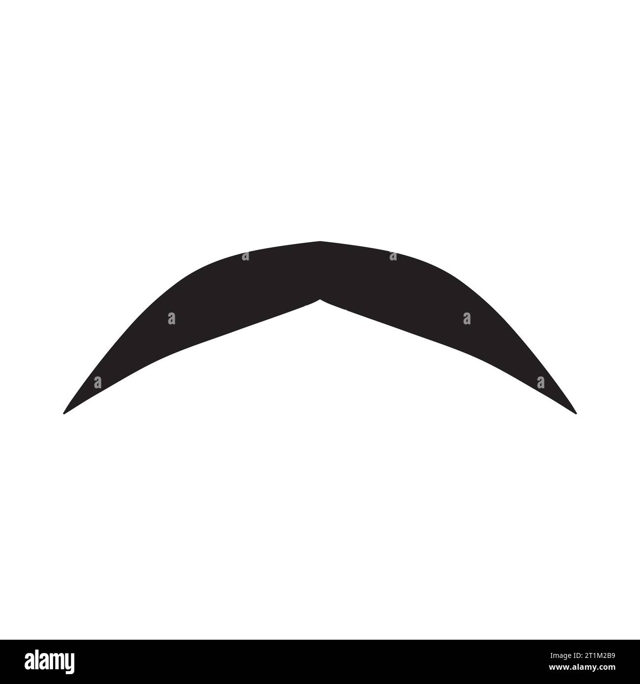 Élément de logo moustache Vector icon Illustration de Vecteur