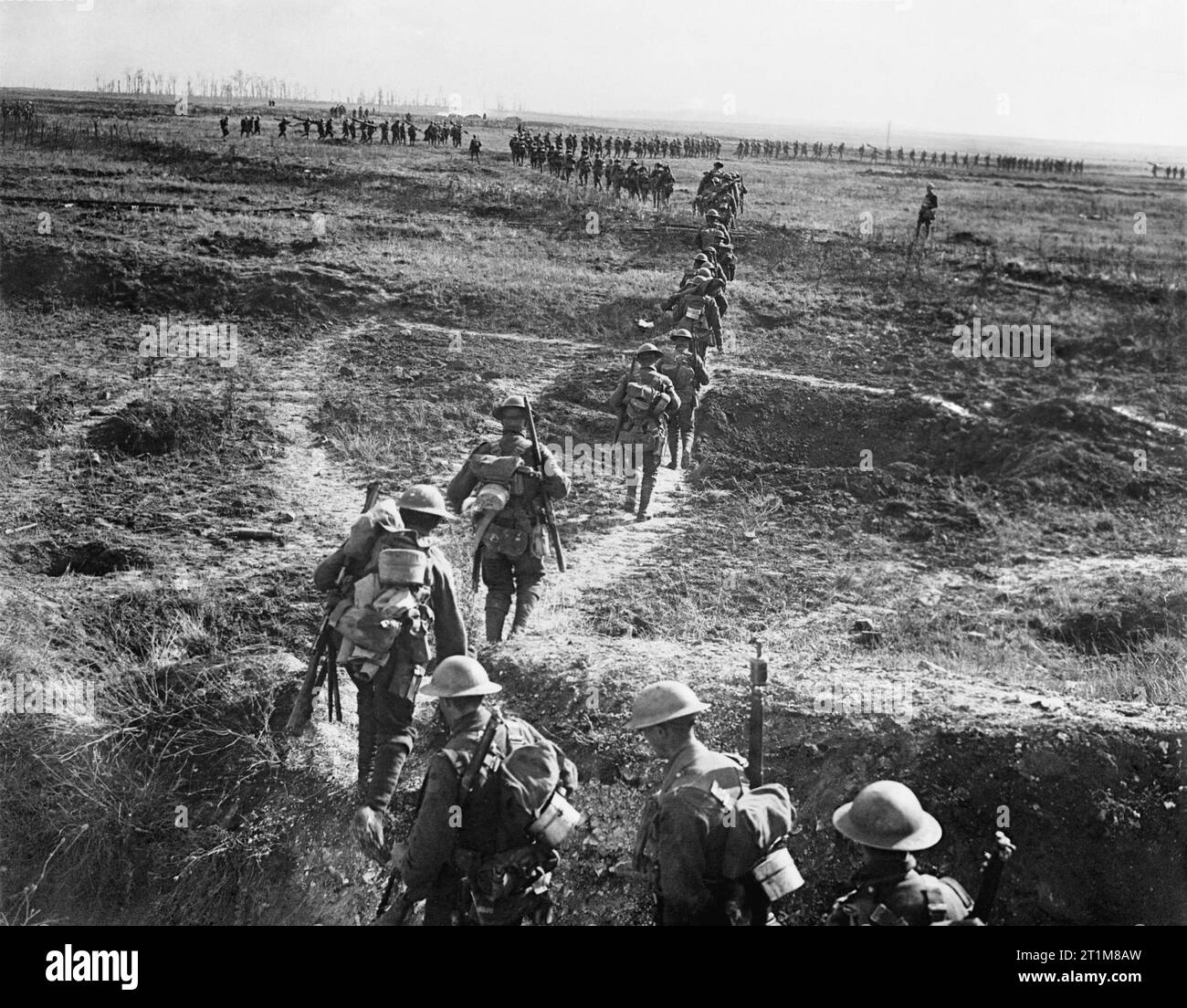 L'offensive de cent jours, août-novembre 1918 Banque D'Images