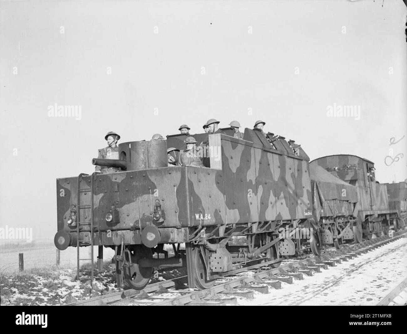 Train In 1945 1939 1945 train Banque d'images noir et blanc - Alamy
