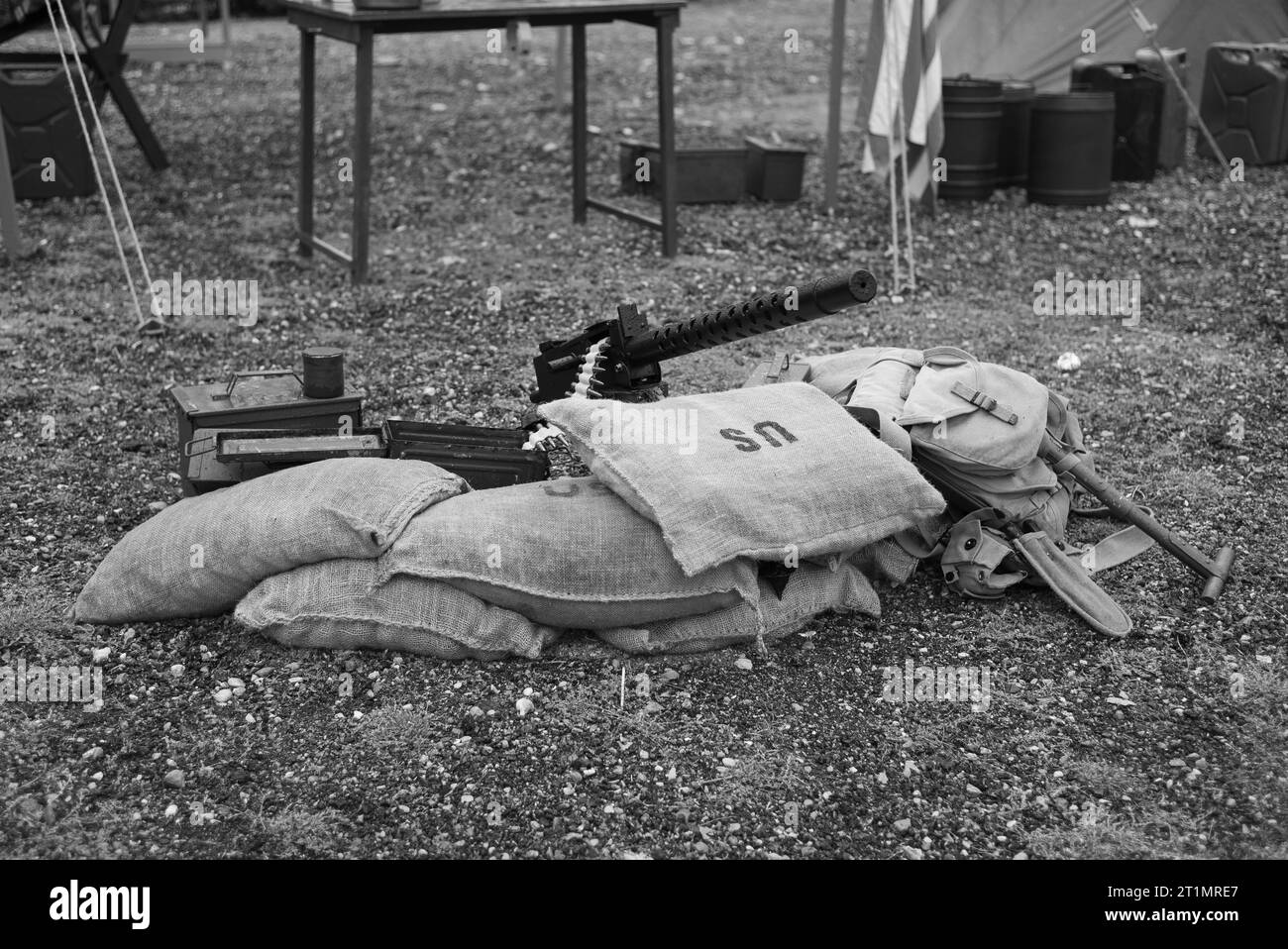 REVIVE LA foire de L'HISTOIRE, exposition d'histoire militaire de la Seconde Guerre mondiale à Ifema Madird, 14 octobre 2023, Espagne. Banque D'Images