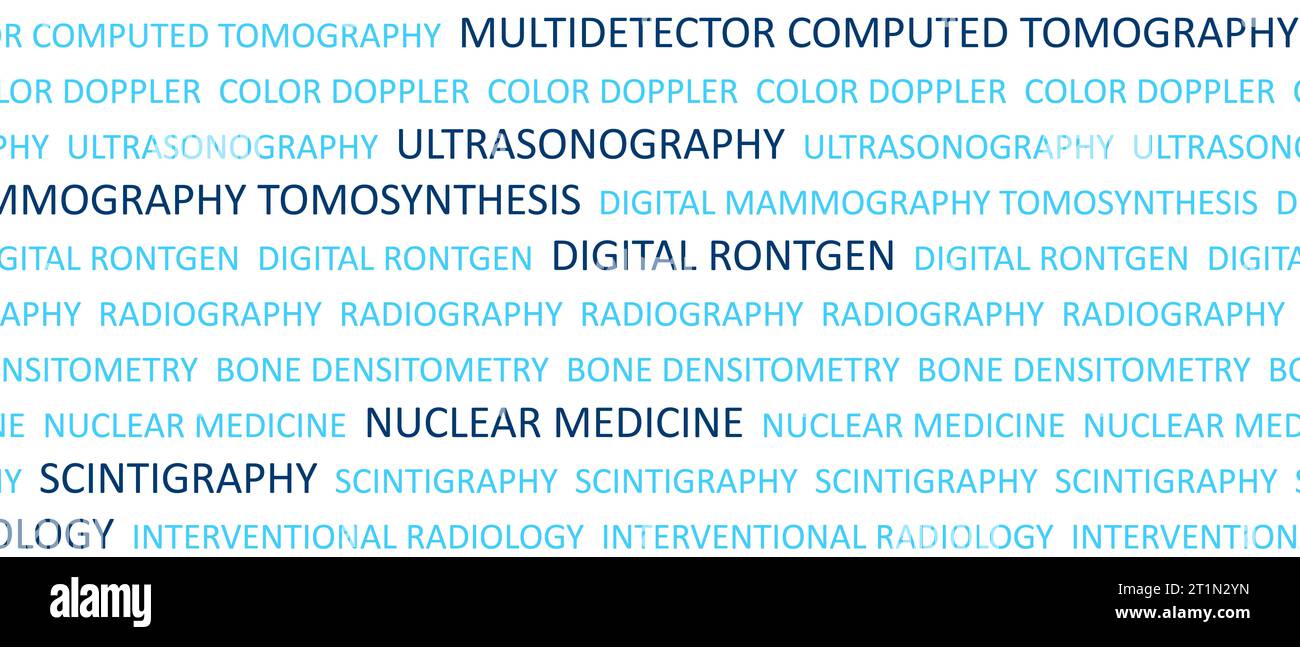 Concepts liés aux dispositifs d'imagerie dans le domaine médical, concepts d'imagerie médicale Banque D'Images