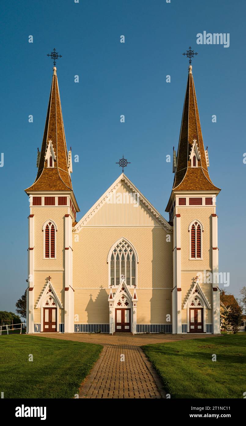 St John the Baptist Catholic Parish Church   Miscouche, Île-du-Prince-Édouard, CAN Banque D'Images