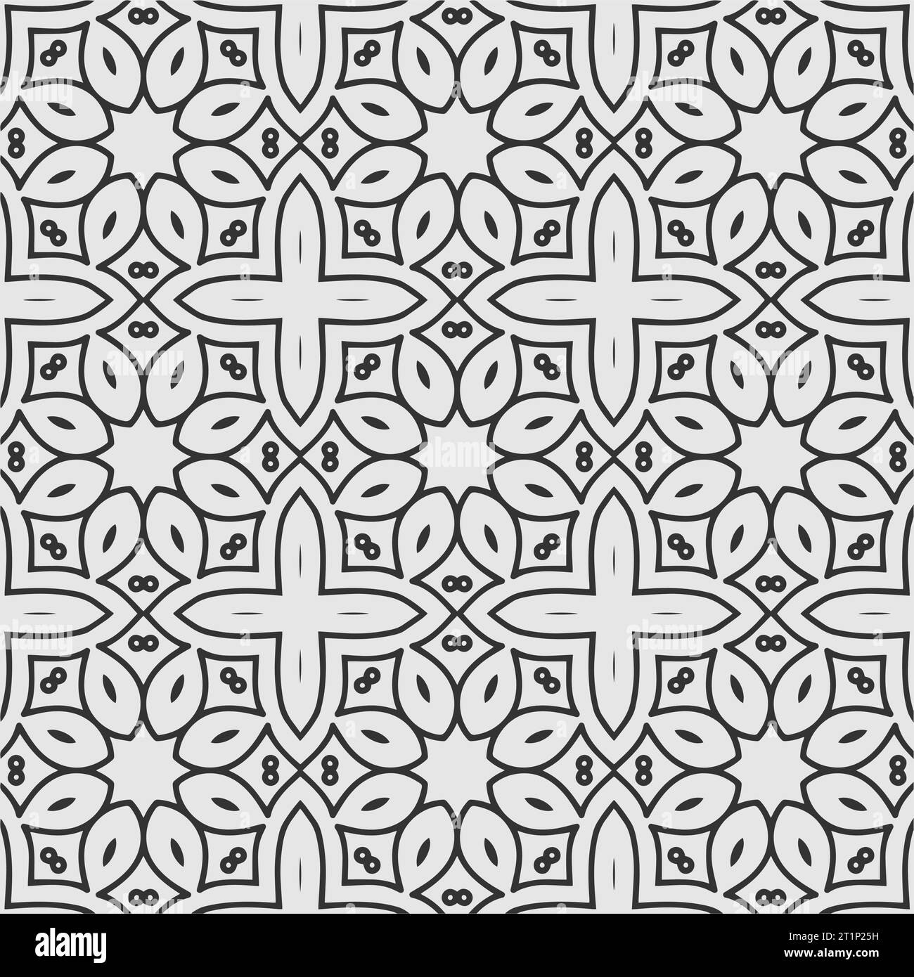 dessin de page de coloriage de motif géométrique vectoriel Illustration de Vecteur