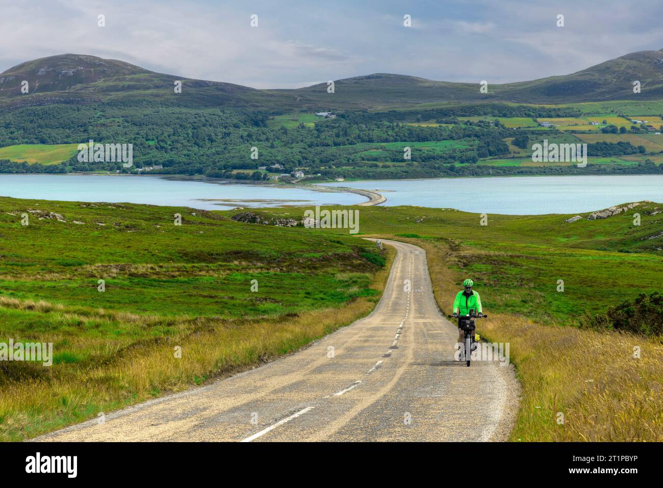 Achuvoldrach est un petit village isolé situé sur la rive ouest du Kyle of Tongue à Sutherland, dans la région des Highlands en Écosse. Banque D'Images