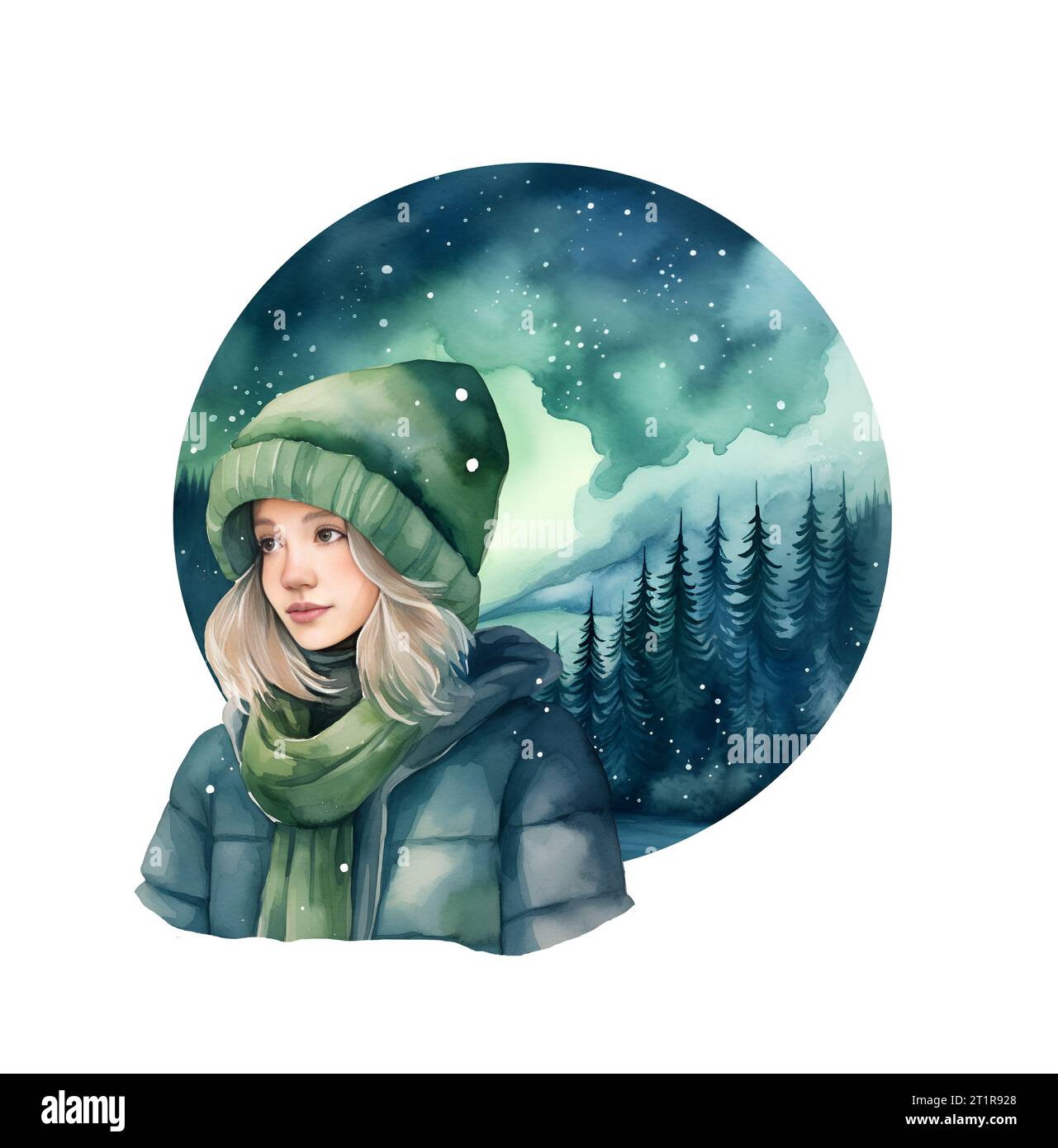 Aquarelle pôle Nord. Illustration clipart isolé sur fond blanc. Illustration pour enfants adapté à la sublimation, autocollant, textile, livre Banque D'Images Aquarelle pôle Nord. Illustration clipart isolé sur fond blanc. Illustration pour enfants adapté à la sublimation, autocollant, textile, livre Banque D'Images
