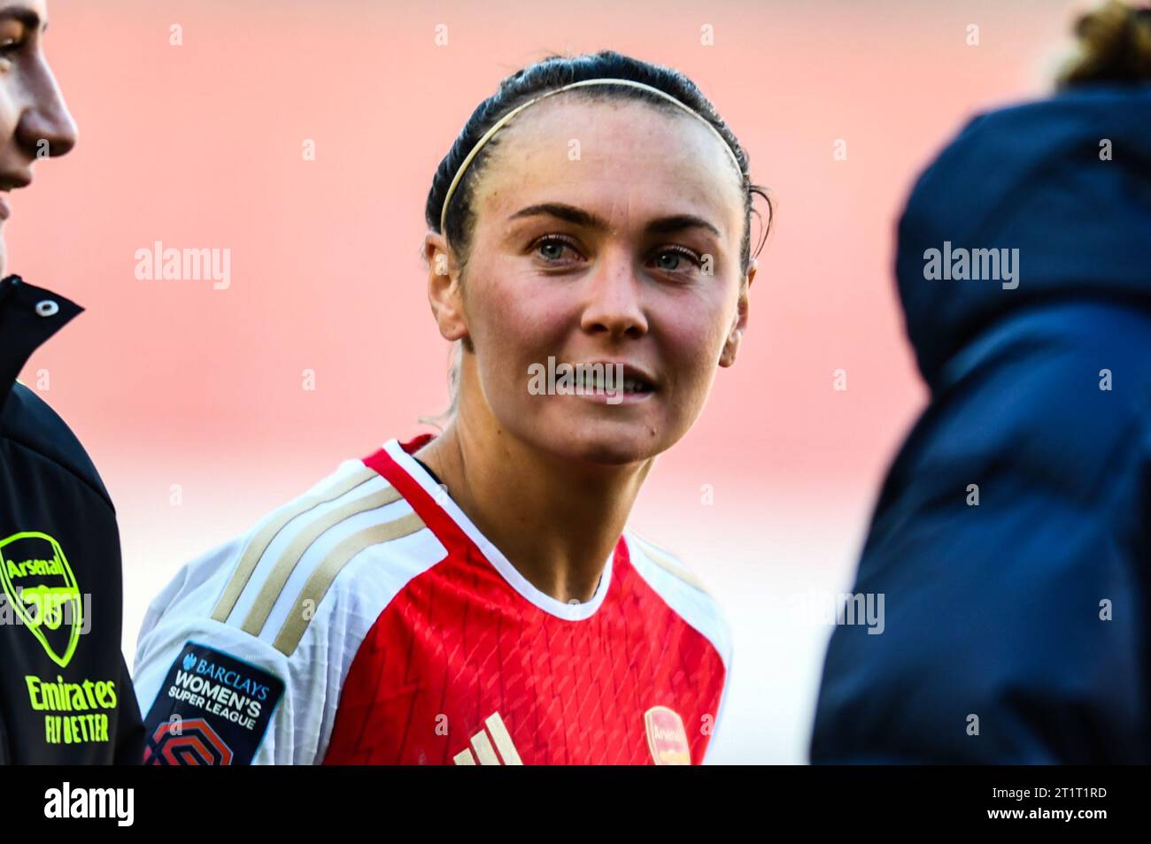 Londres, Royaume-Uni. 15 octobre 2023. Caitlin Foord (19 Arsenal) lors du match de Barclays FA Women's Super League entre Arsenal et Aston Villa à l'Emirates Stadium, Londres, le dimanche 15 octobre 2023. (Photo : Kevin Hodgson | MI News) crédit : MI News & Sport / Alamy Live News Banque D'Images