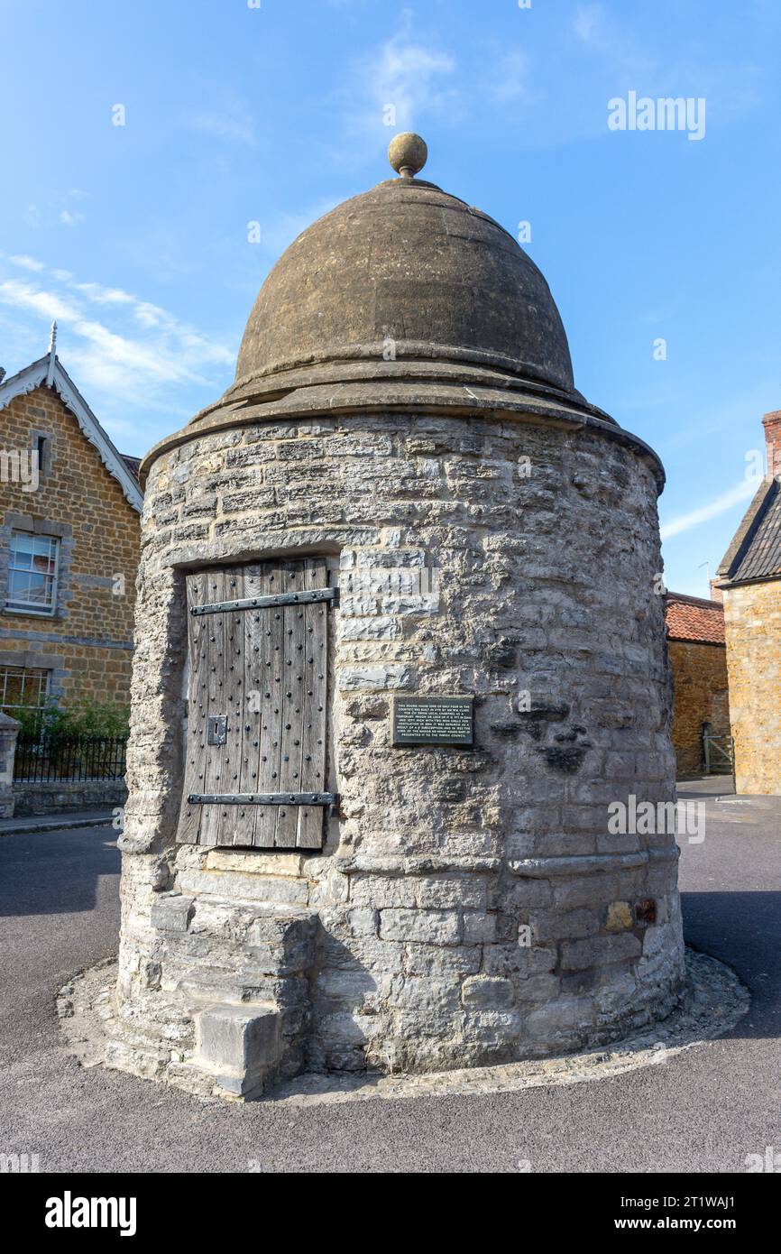 The Round House (1771), Bailey Hill, Market place, Castle Cary, Somerset, Angleterre, Royaume-Uni Banque D'Images