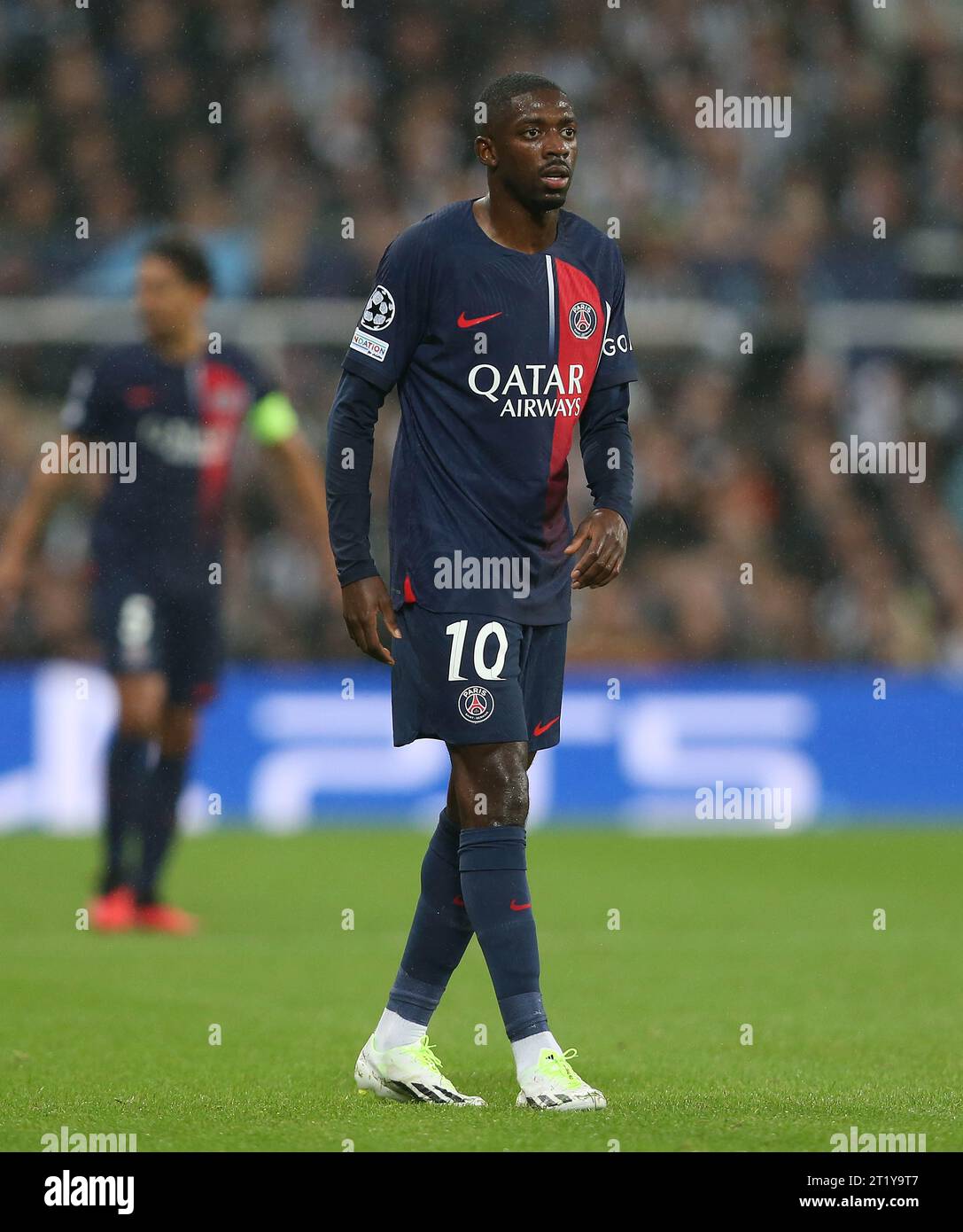 Ousmane Dembele Du Paris Saint-Germain. - Newcastle United Contre Paris ...