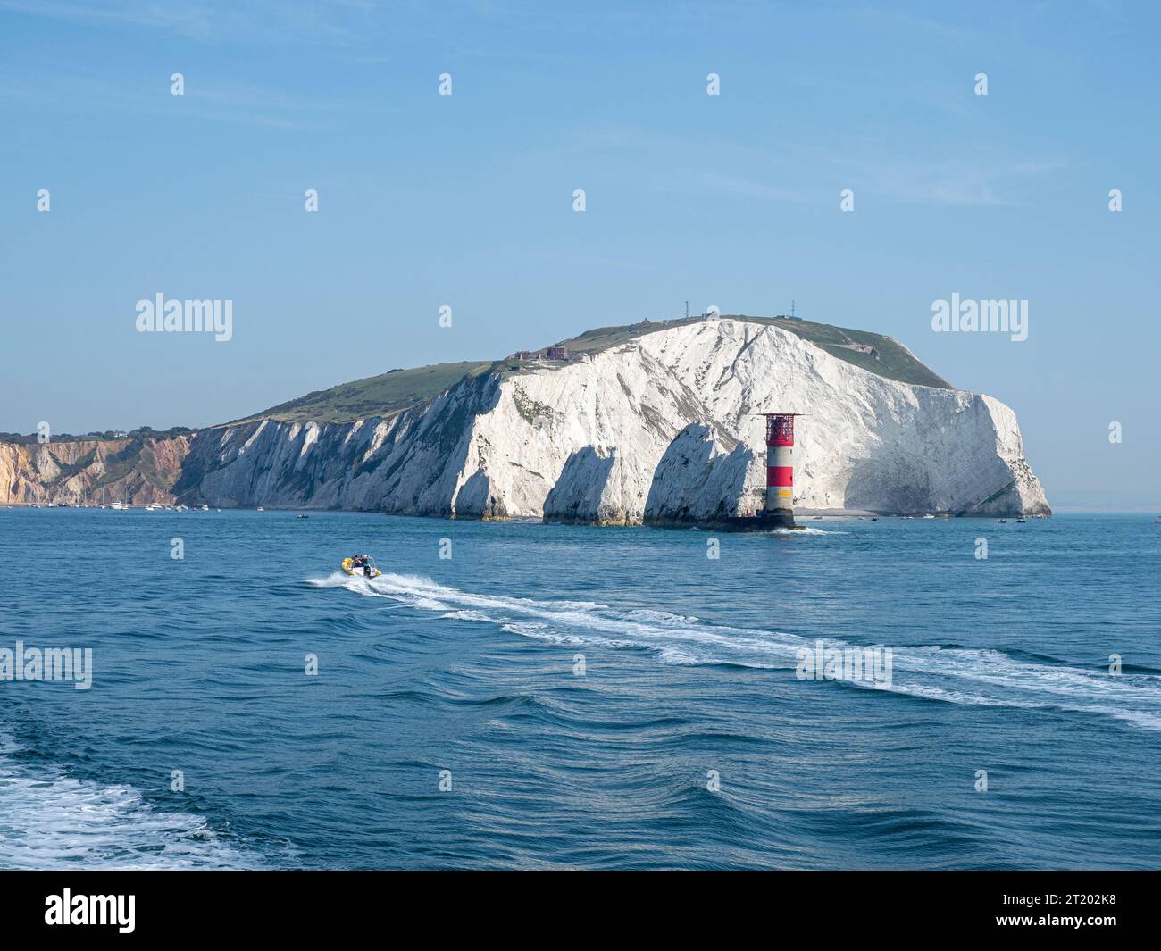 Le cap des aiguilles sur l'île de Wight Banque D'Images