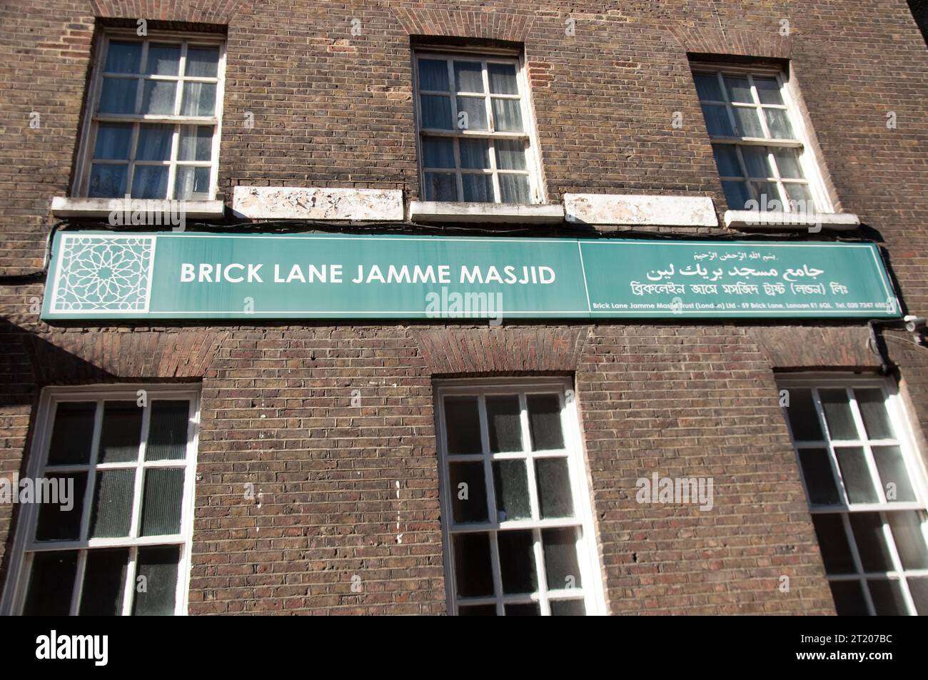 Brick Lane Jamme Masjid, Brick Lane, Londres, Royaume-Uni Banque D'Images