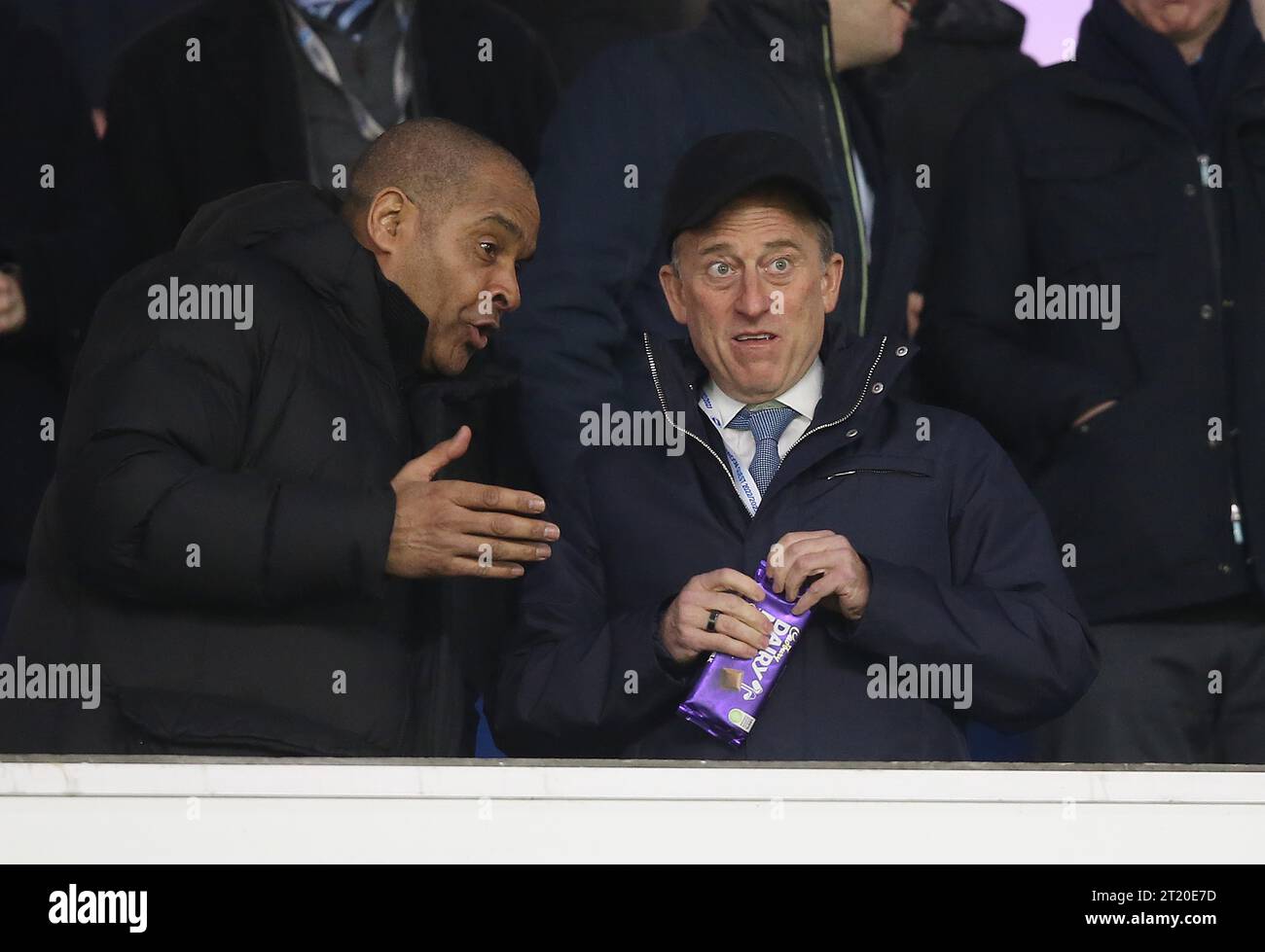 Propriétaire du Crystal Palace, Josh Harris et Mark Bright. - Brighton & Hove Albion v Crystal Palace, Premier League, AMEX Community Stadium, Brighton, Royaume-Uni - 15 mars 2023. Usage éditorial uniquement - des restrictions DataCo s'appliquent Banque D'Images