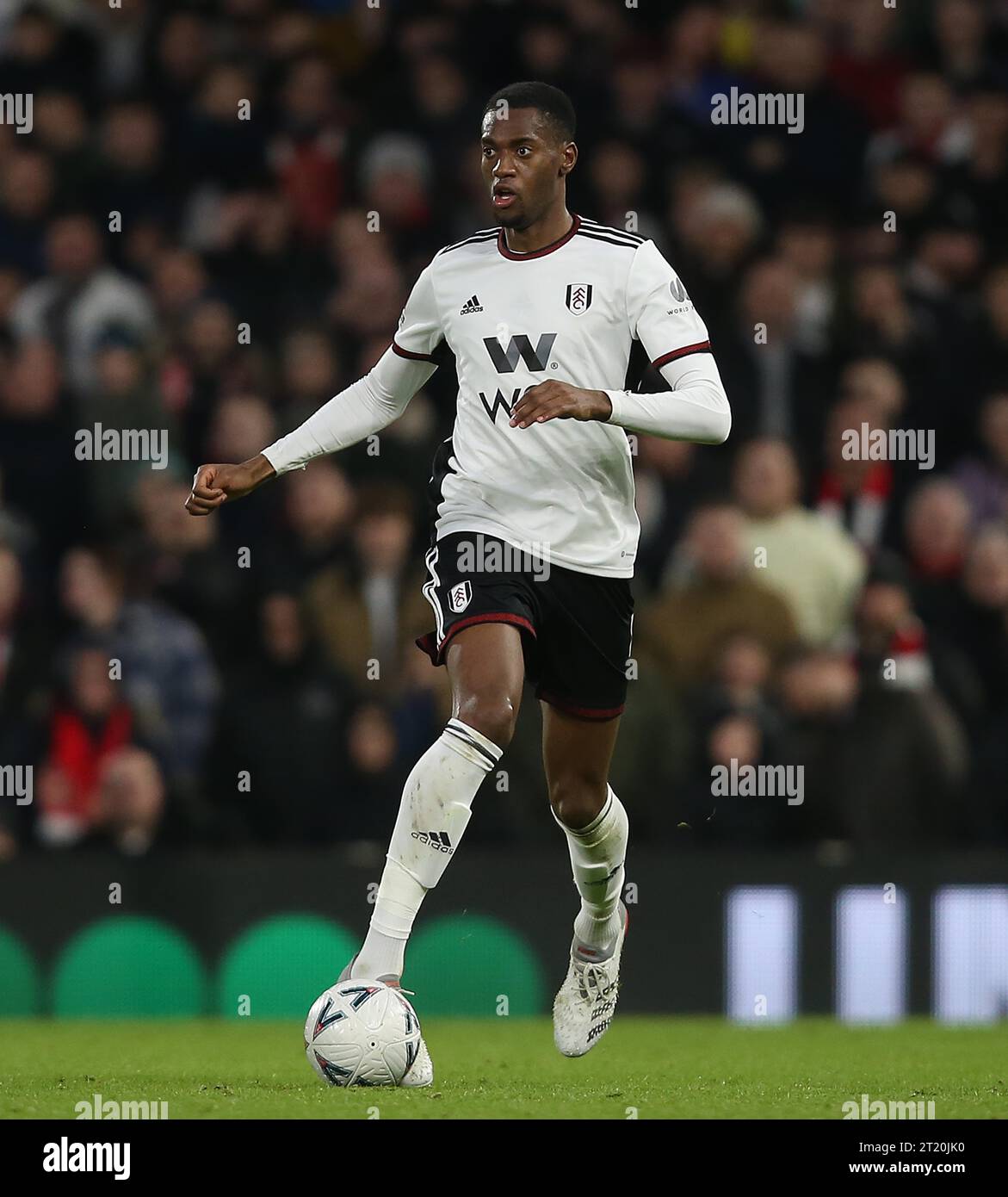 Tosin Adarabioyo de Fulham. - Fulham contre Sunderland, Emirates FA Cup, 4e tour, Craven Cottage Stadium, Londres, Royaume-Uni - 28 janvier 2023. Usage éditorial uniquement - des restrictions DataCo s'appliquent. Banque D'Images