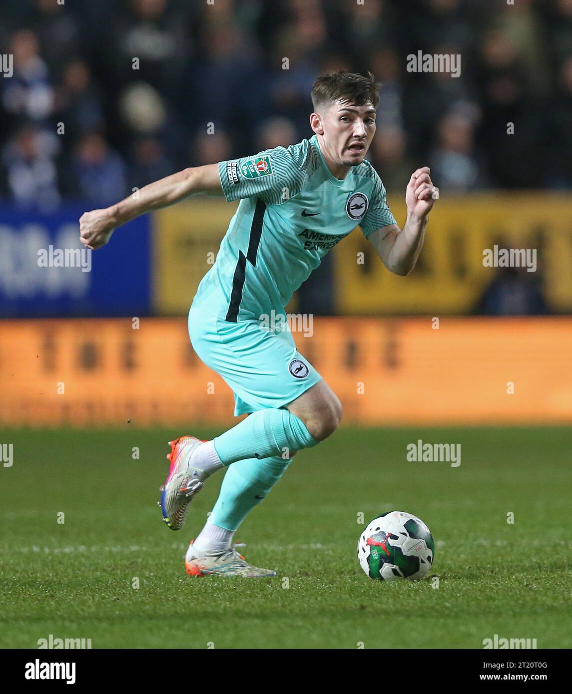 Billy Gilmour de Brighton & Hove Albion. - Charlton Athletic v Brighton & Hove Albion, EFL Cup, English football League Cup, Carabao Cup, The Valley Stadium, Londres, Royaume-Uni - 21 décembre 2022 usage éditorial uniquement - des restrictions DataCo s'appliquent Banque D'Images