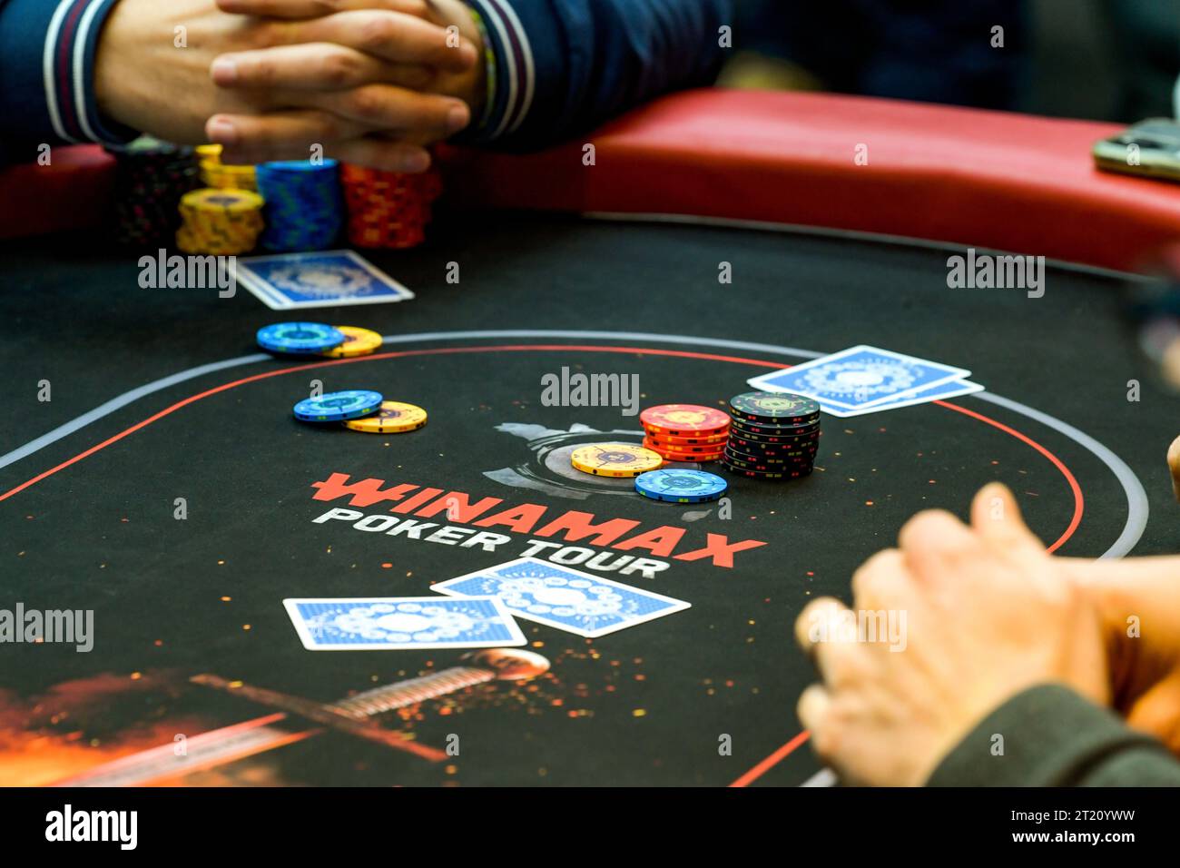 Rouen (nord-ouest de la France) : Winamax Poker Tour Banque D'Images