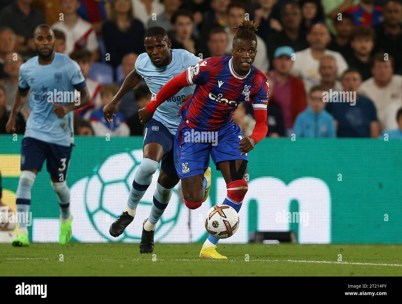 Wilfried Zaha de Crystal Palace. - Crystal Palace v Brentford, Premier League, Selhurst Park, Croydon, Royaume-Uni - 30 août 2022 usage éditorial uniquement - des restrictions DataCo s'appliquent Banque D'Images