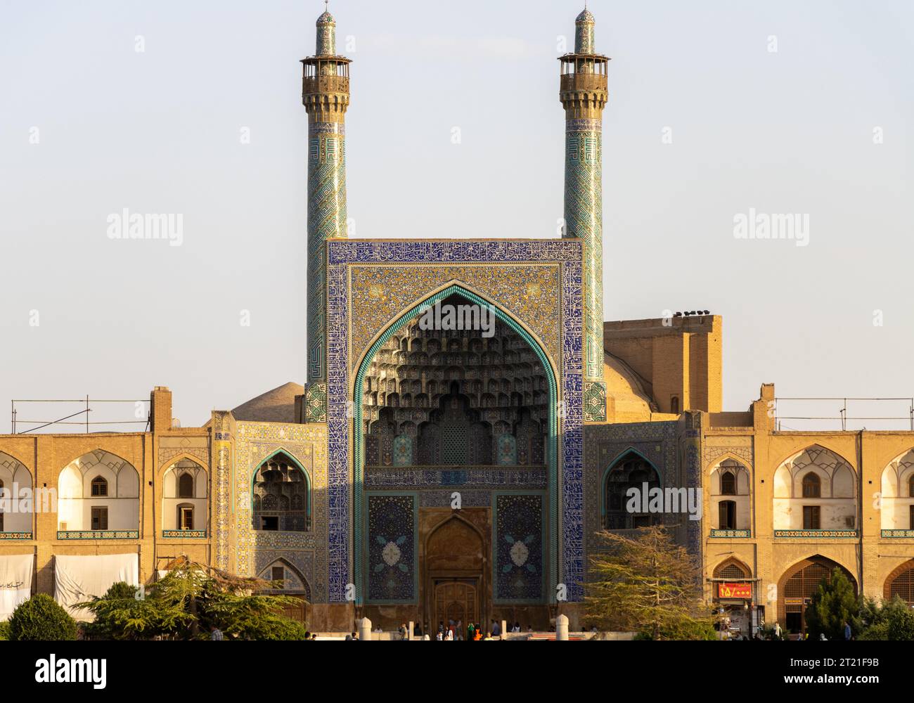 Ispahan, Iran - juillet 31 2023 : place Naqsh-e Jahan. Situé dans le centre d'Ispahan, c'est la plus grande place d'Iran et d'Asie du Sud-Ouest. Le carré Banque D'Images