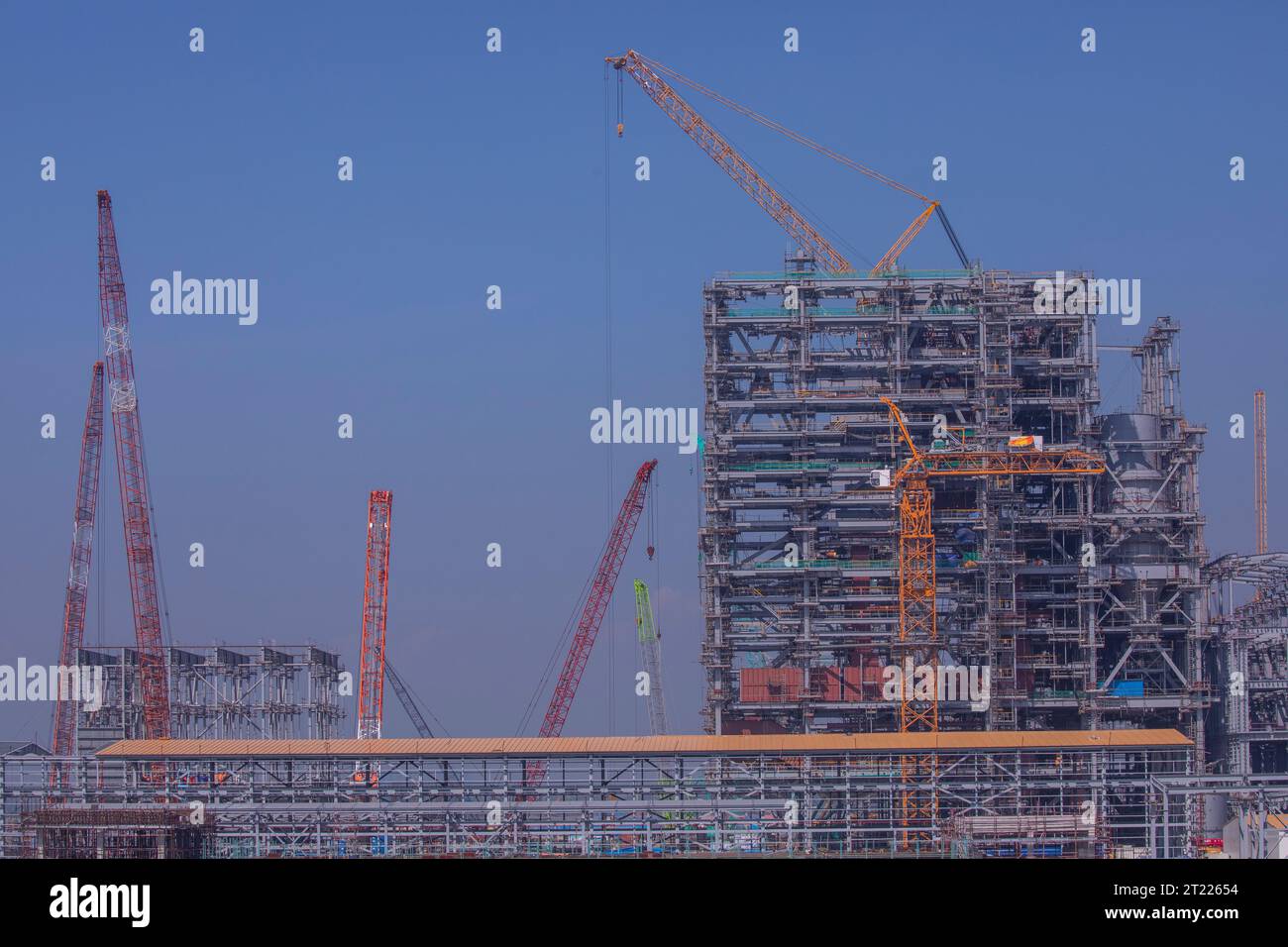 La centrale électrique de Matarbari est une centrale électrique au charbon de 1 200 mégawatts (2X600) en construction à Maheshkhali Upazila, dans le district de Cox's Bazar, dans le SO Banque D'Images