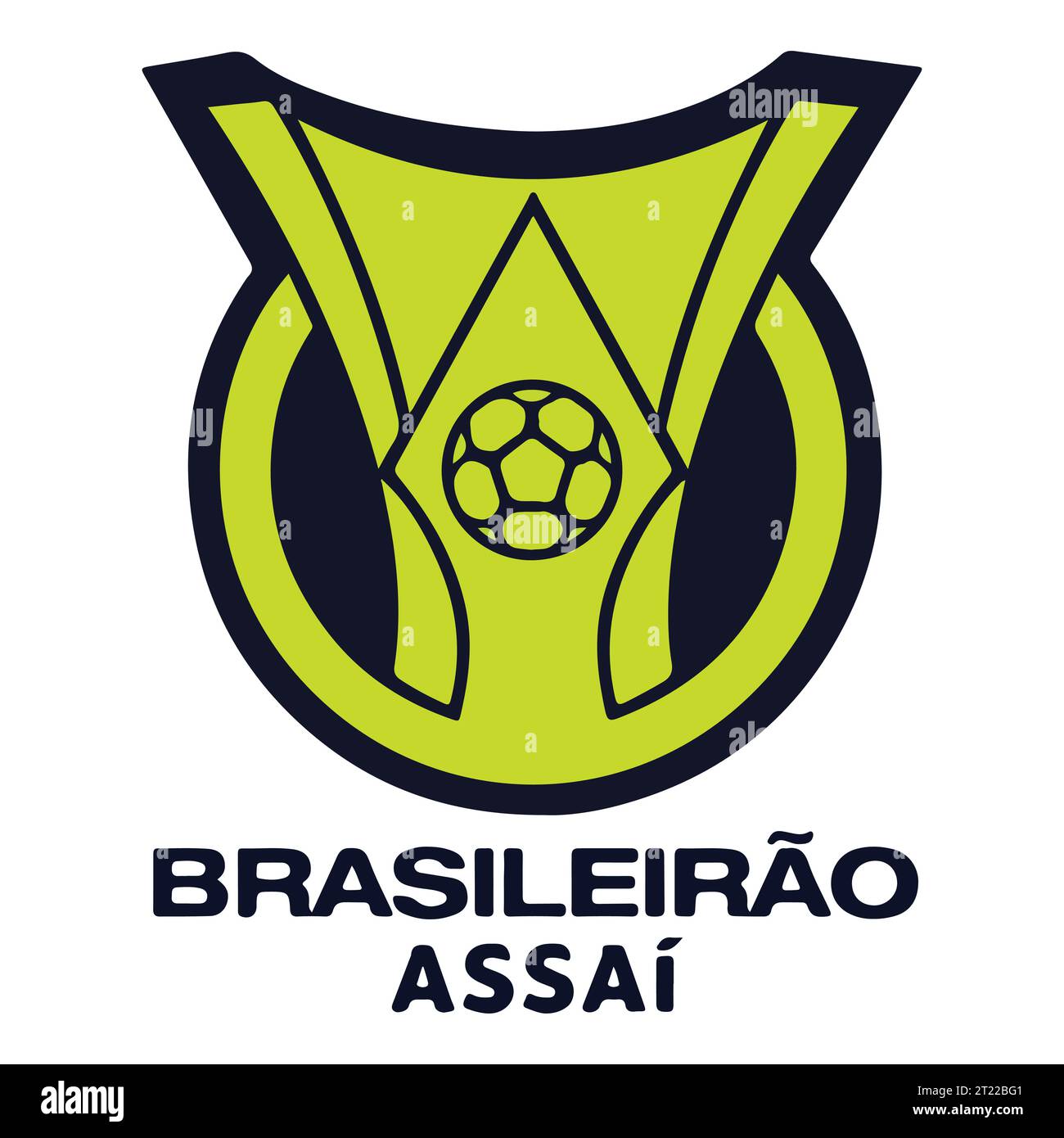 Brazilian Serie A logo coloré système de ligue de football professionnel brésilien, illustration vectorielle image abstraite Illustration de Vecteur