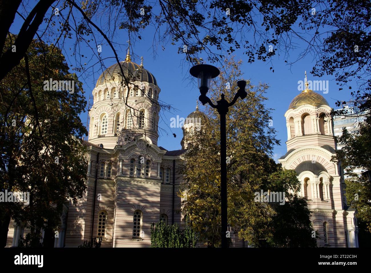 Cathédrale de la Nativité du Christ, Riga, Lettonie Banque D'Images