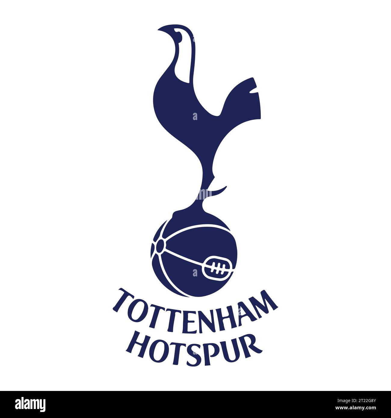 Tottenham Hotspur FC logo coloré système de ligue de football professionnel anglais, illustration vectorielle image abstraite Illustration de Vecteur