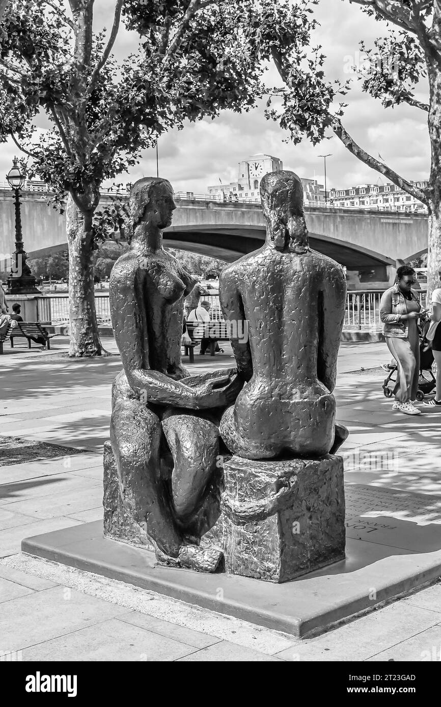 London Pride Sculpture Banque D'Images