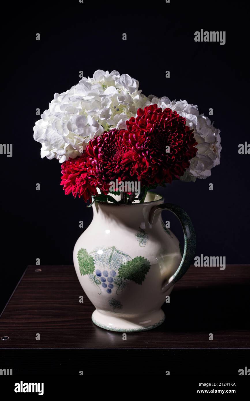 portrait d'un bouquet dans un pot Banque D'Images