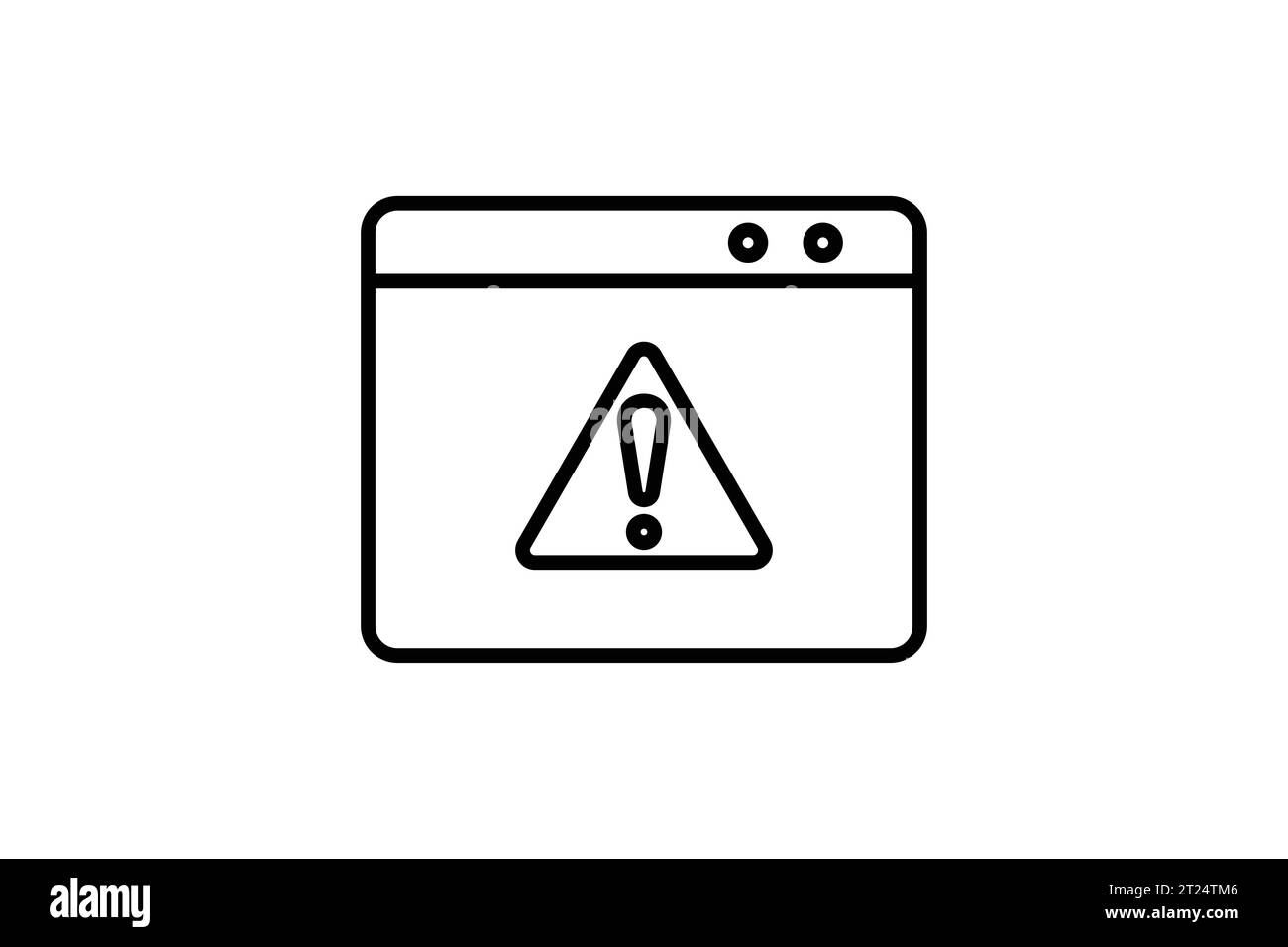 Icône d'erreur Web. icône relative à l'avertissement, à la notification. convient pour l'application, les interfaces utilisateur, imprimable, etc Style d'icône de ligne. Conception vectorielle simple editabl Illustration de Vecteur Icône d'erreur Web. icône relative à l'avertissement, à la notification. convient pour l'application, les interfaces utilisateur, imprimable, etc Style d'icône de ligne. Conception vectorielle simple editabl Illustration de Vecteur