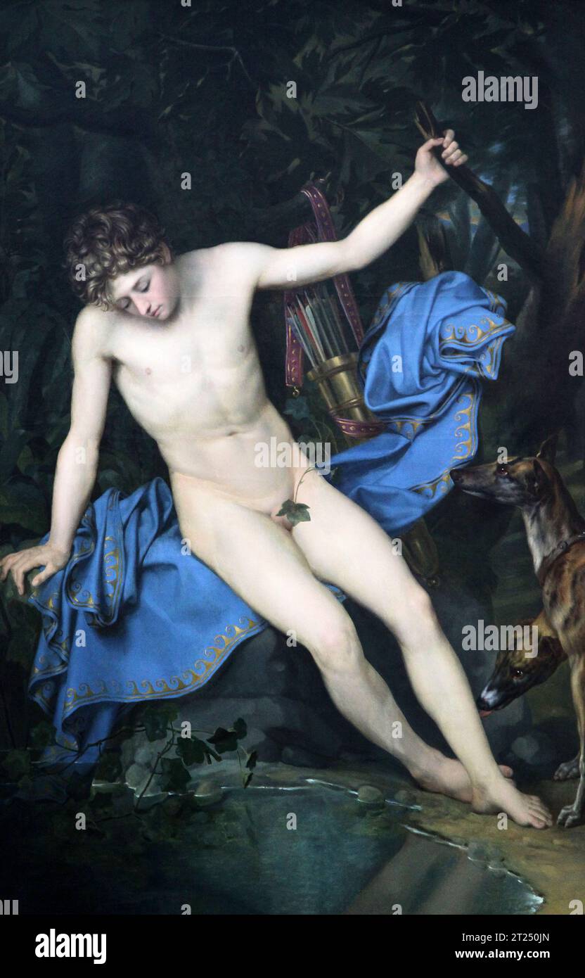 Narcissus (1820) de Joseph Denis Odevaere peintre belge (1778-1830) Banque D'Images Narcissus (1820) de Joseph Denis Odevaere peintre belge (1778-1830) Banque D'Images