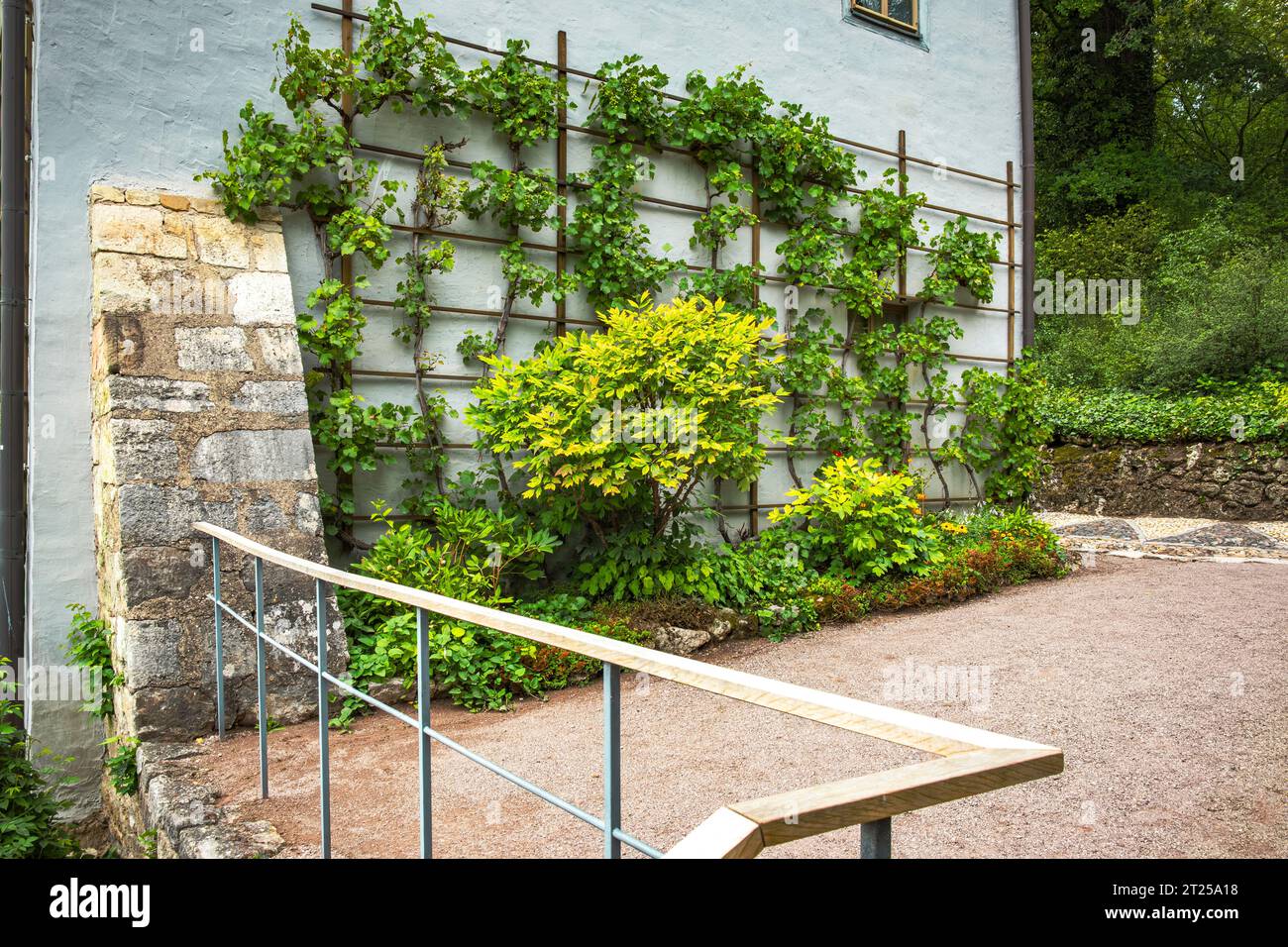 Le Goethe Garden House dans le parc sur l'ILM, depuis 1998 un site du patrimoine mondial de l'UNESCO à Weimar, Thuringe, Allemagne, état 13 août 2020. Banque D'Images