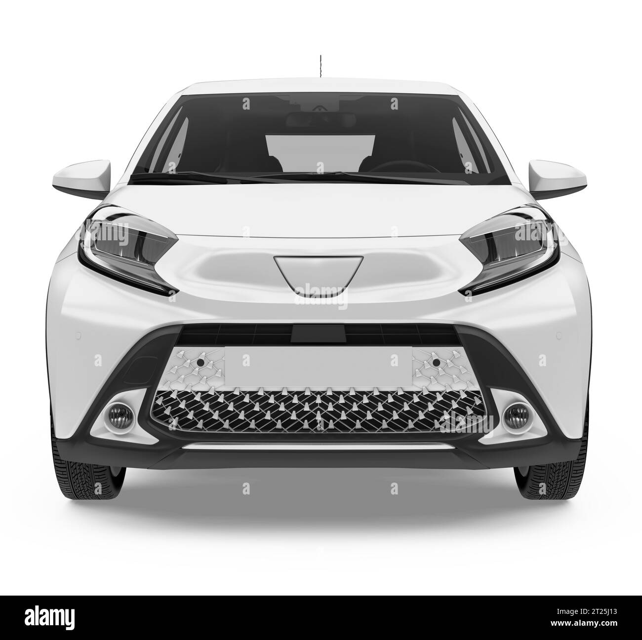 Voiture à hayon isolée Banque D'Images