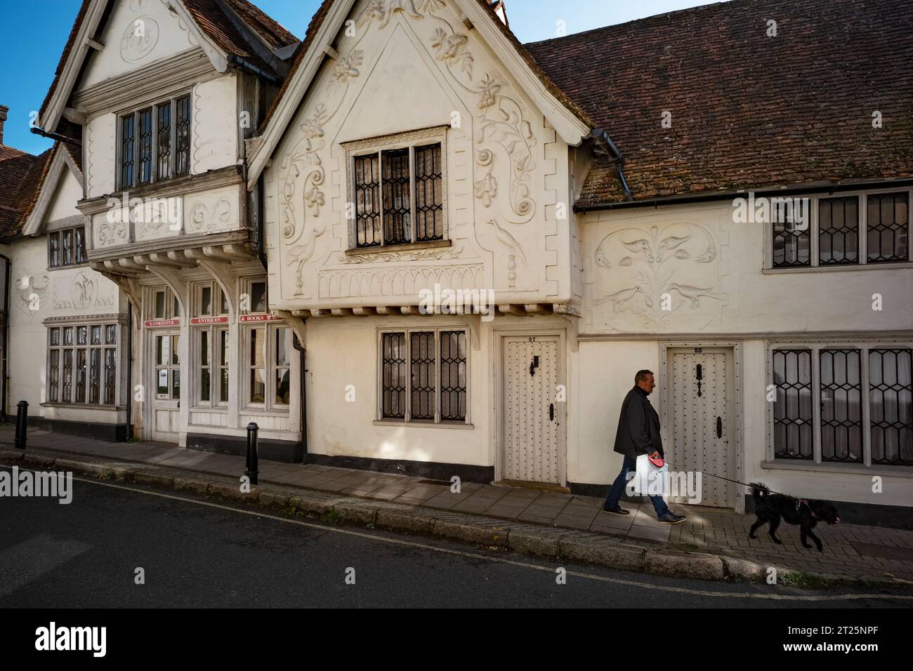 Sun Inn Saffron Walden Essex Angleterre octobre 2023 le Sun Inn à Saffron Walden, une ville de marché dans le nord-ouest de l'Essex était autrefois une auberge pendant les Anglais Banque D'Images