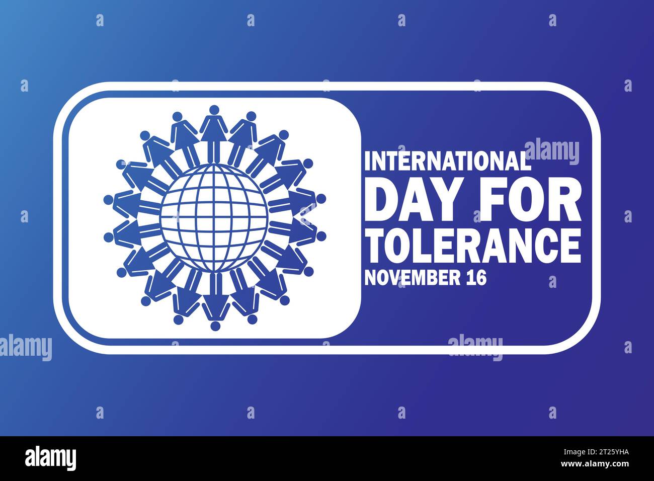 Journée internationale de la tolérance. Novembre 16. Concept de vacances. Modèle pour arrière Journée internationale de la tolérance. Novembre 16. Concept de vacances. Modèle pour arrière