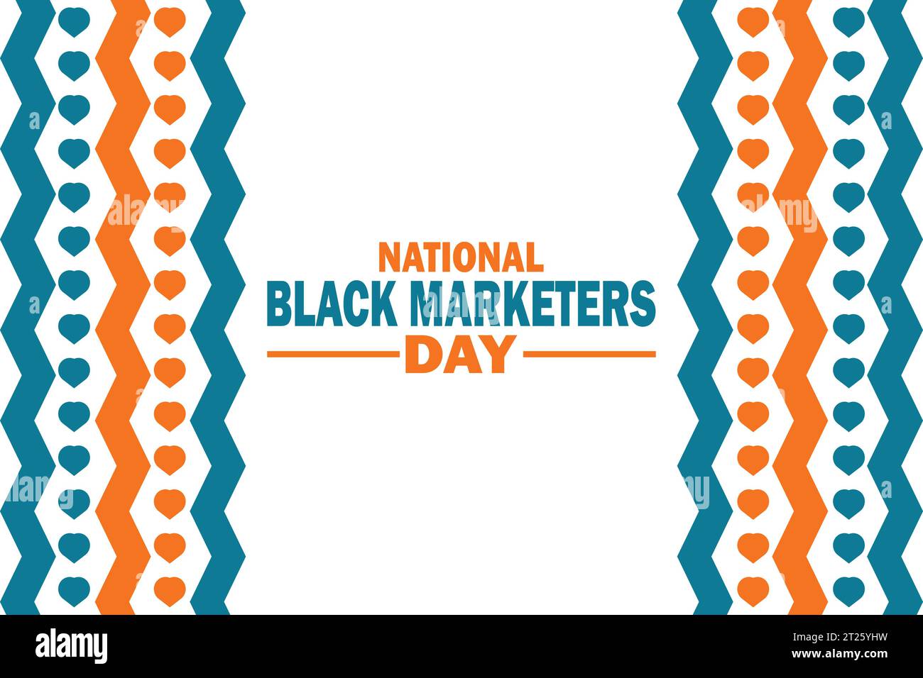 Journée nationale du marketing noir. Concept de vacances. Modèle pour arrière-plan, bannière, carte, affiche avec inscription de texte. Illustration de Vecteur