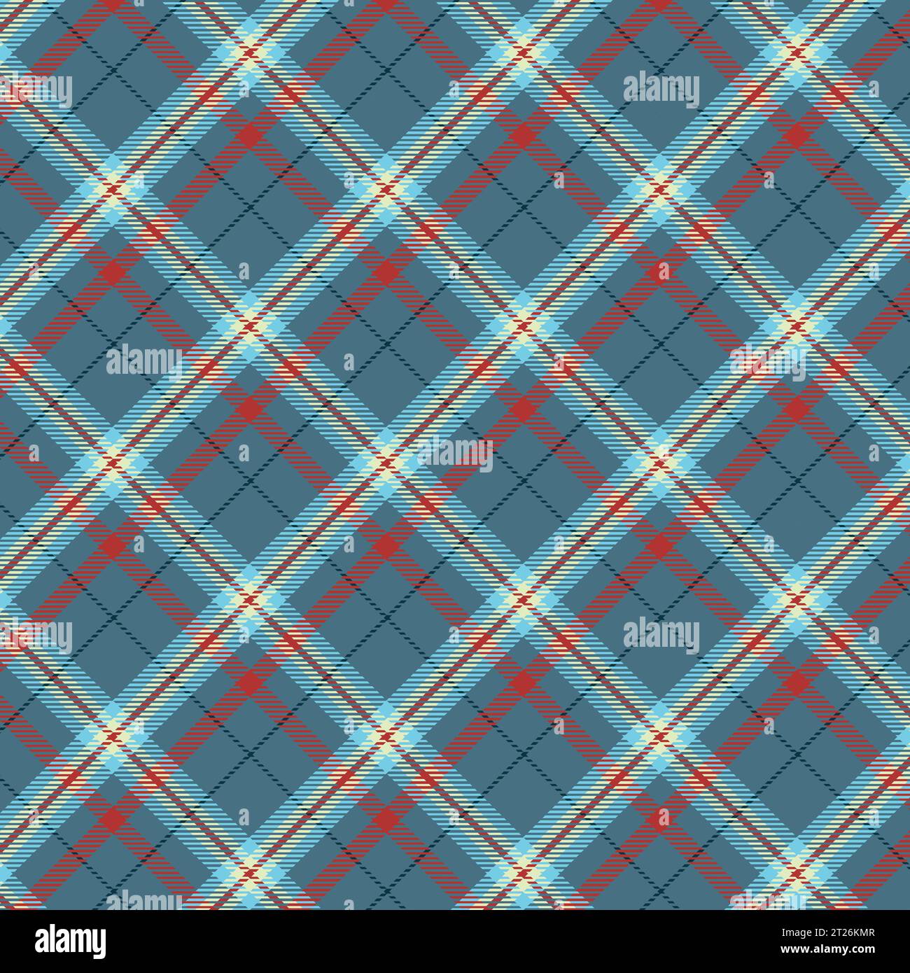 Écossais tartan plaid motif sans couture vectoriel répété pour le fond Illustration de Vecteur