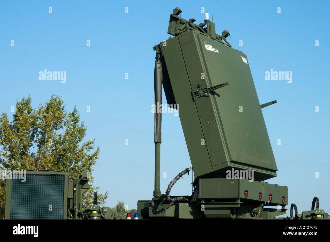 L'ELM-2084 est un radar mobile 3D AESA (MMR) israélien basé au sol et faisant partie de l'équipement de l'armée tchèque Banque D'Images