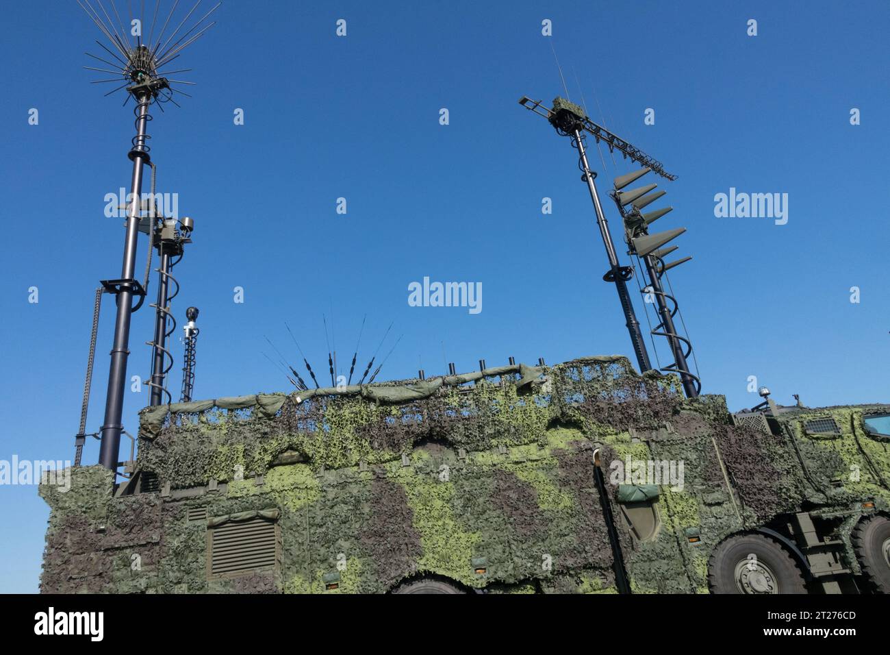 STARKOM guerre électronique blindée, militaire, brouilleurs, guerre électronique, GE, brouilleur de communication tactique, antennes, équipement de l'armée tchèque Banque D'Images