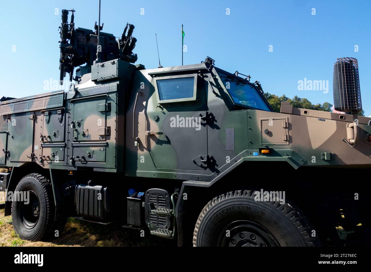 Le SPZR Poprad est un système de missiles antiaériens autopropulsés VSHORAD de défense aérienne à très courte portée de l'armée polonaise Banque D'Images